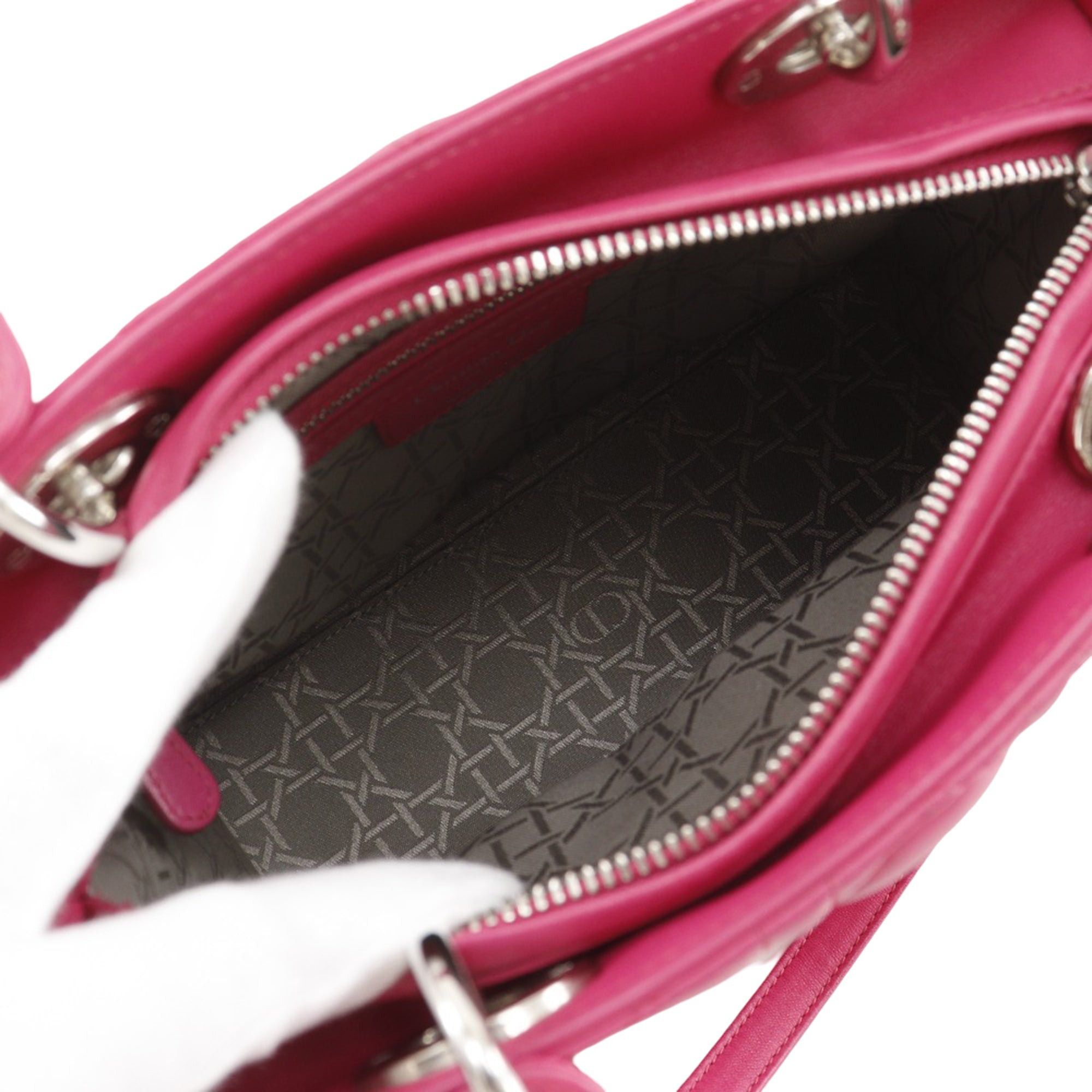 Dior Medium Lambskin Cannage Lady Dior Size ONE SIZE - 5 Thumbnail