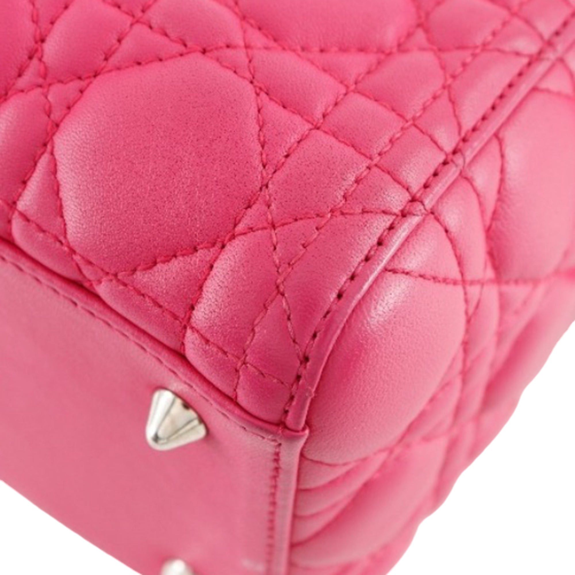 Dior Medium Lambskin Cannage Lady Dior Size ONE SIZE - 15 Thumbnail