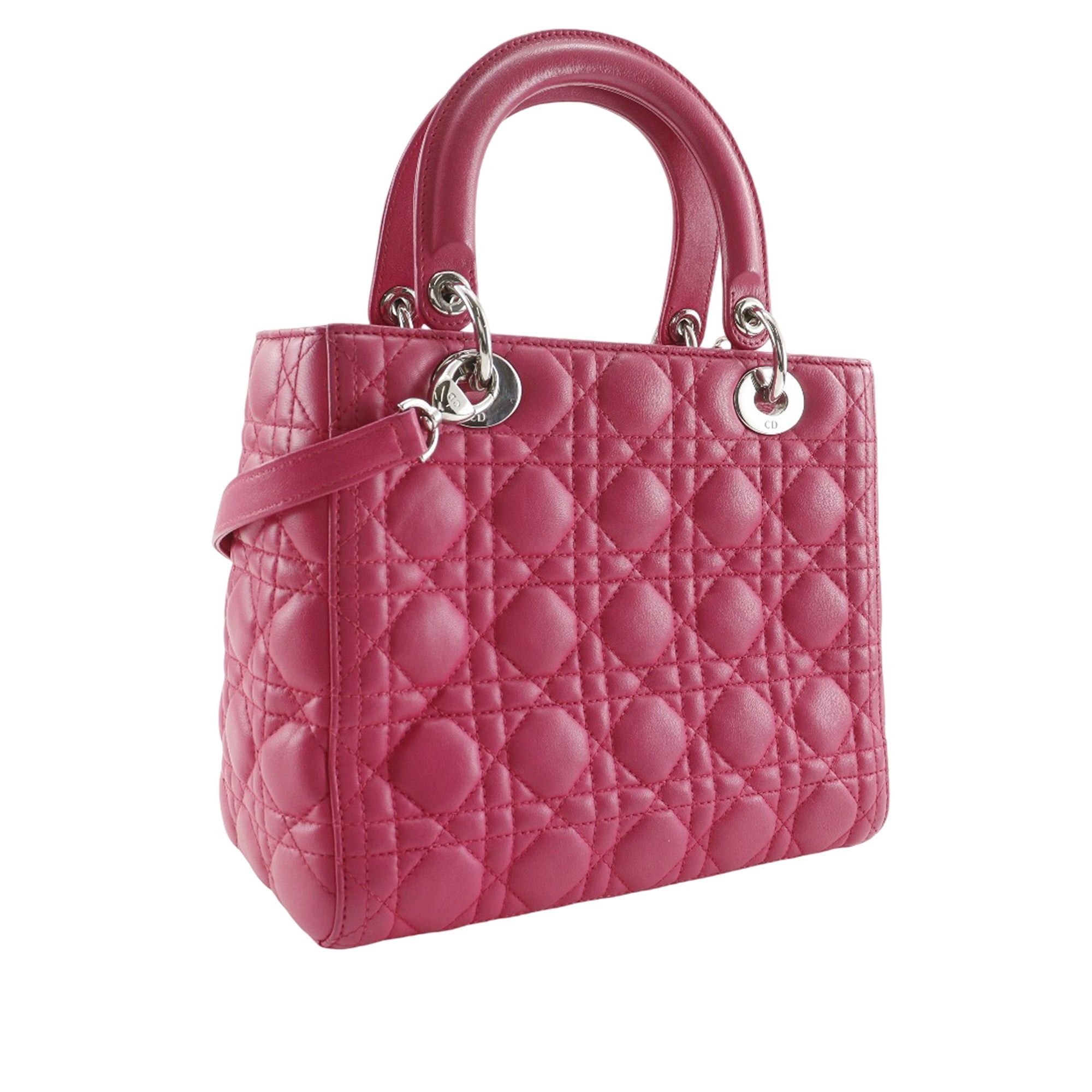 Dior Medium Lambskin Cannage Lady Dior Size ONE SIZE - 3 Thumbnail