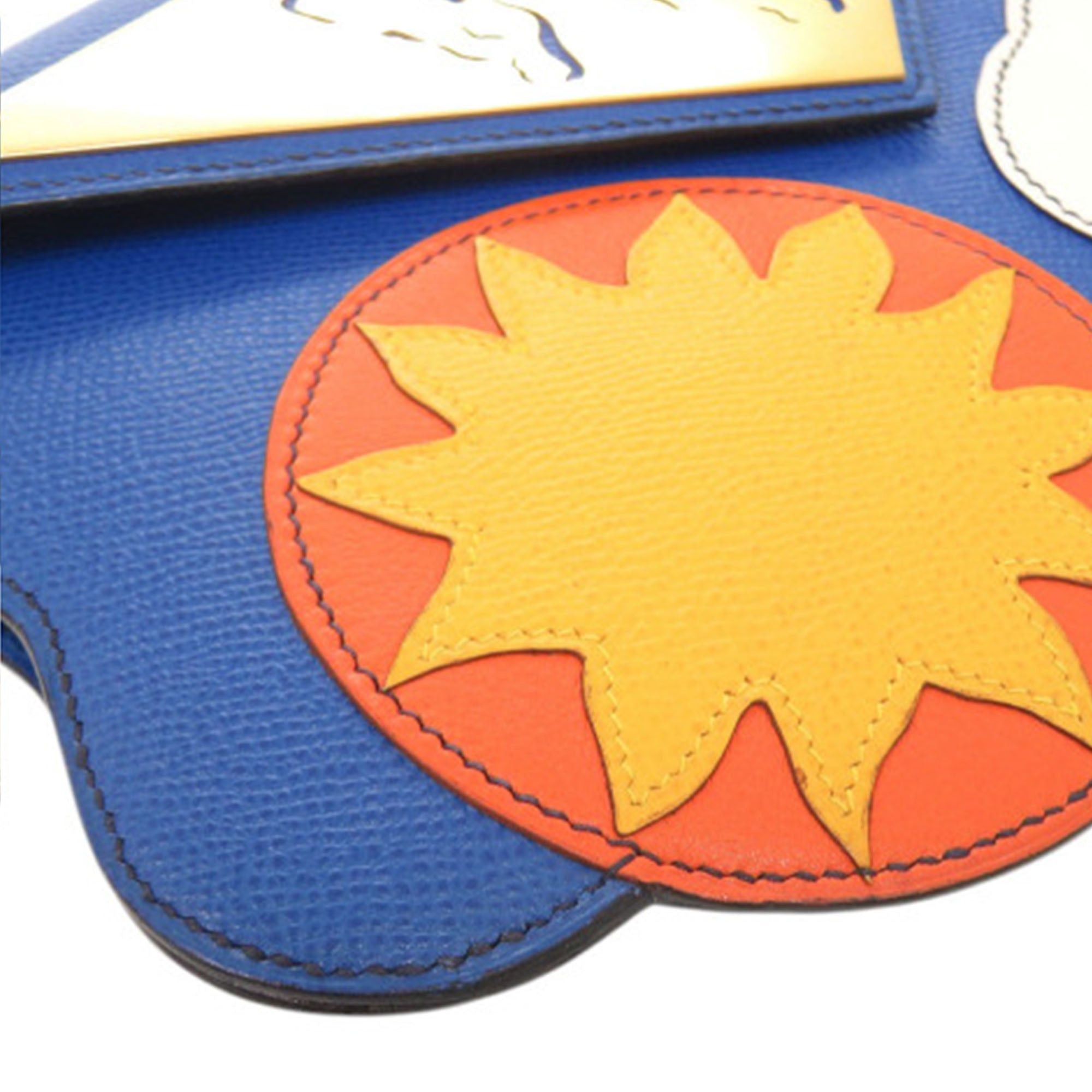 Hermes Limited Edition Mini Courchevel Sun and Cloud Handbag Size ONE SIZE - 10 Thumbnail