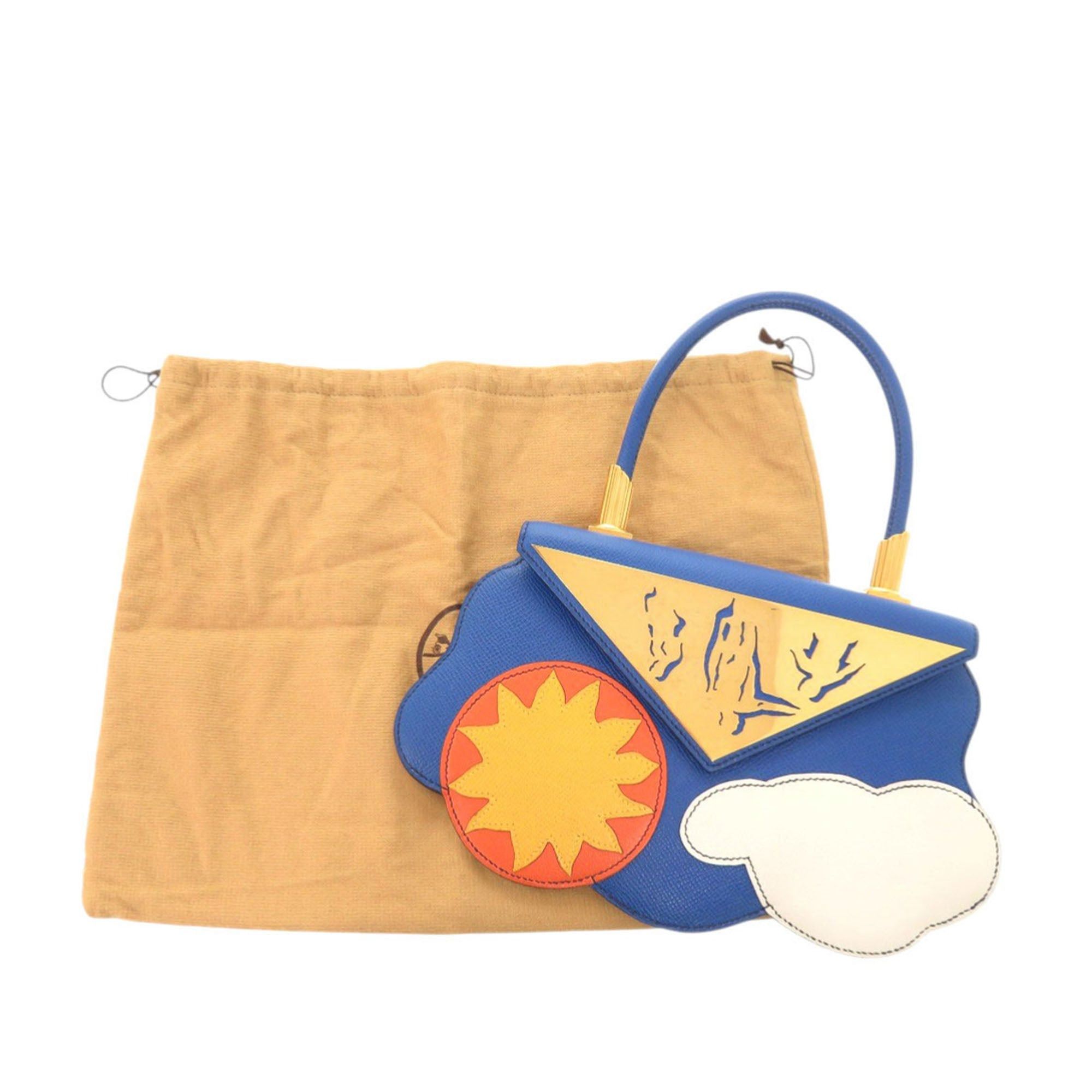 Hermes Limited Edition Mini Courchevel Sun and Cloud Handbag Size ONE SIZE - 22 Thumbnail