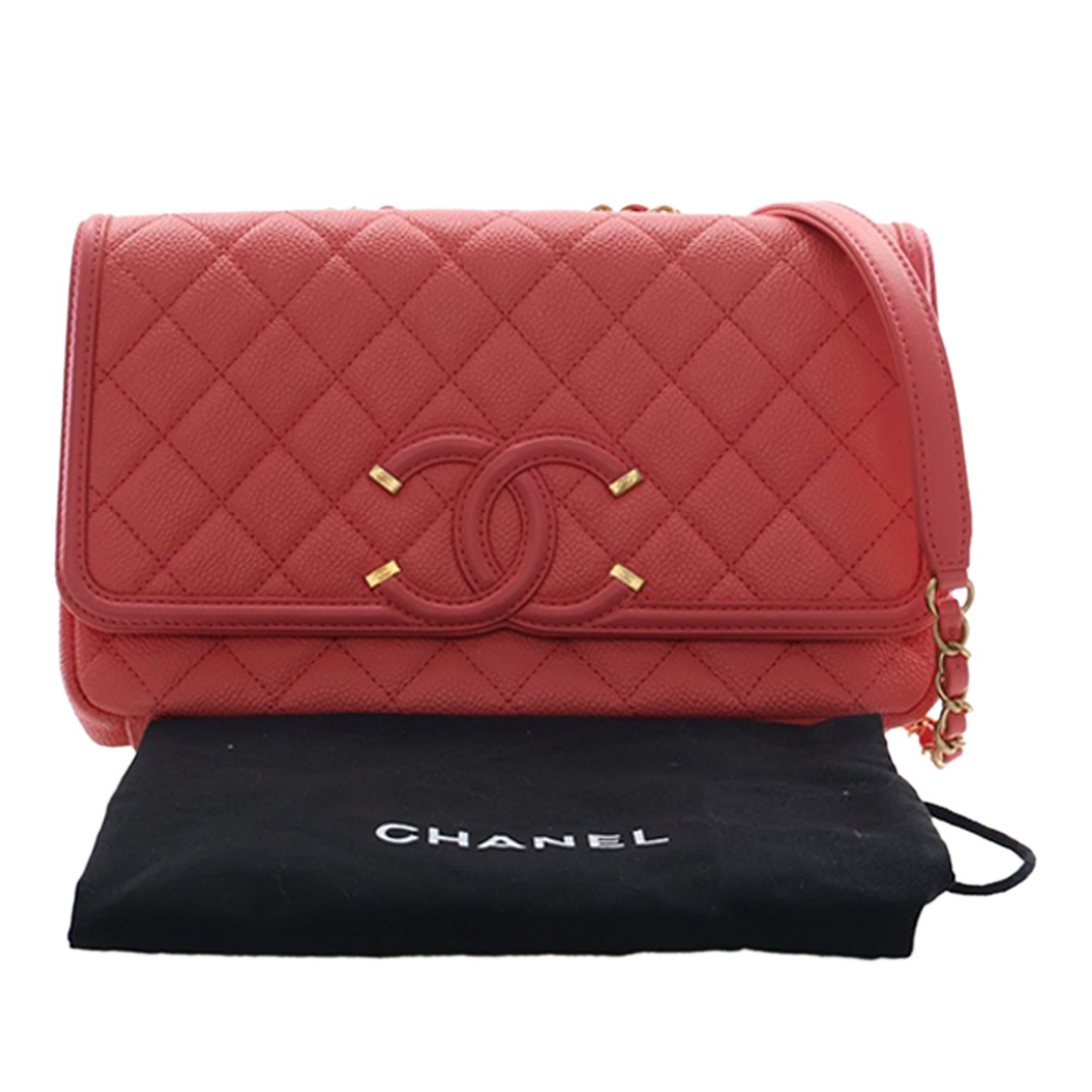 Chanel Medium Caviar CC Filigree Flap Size ONE SIZE - 15 Thumbnail
