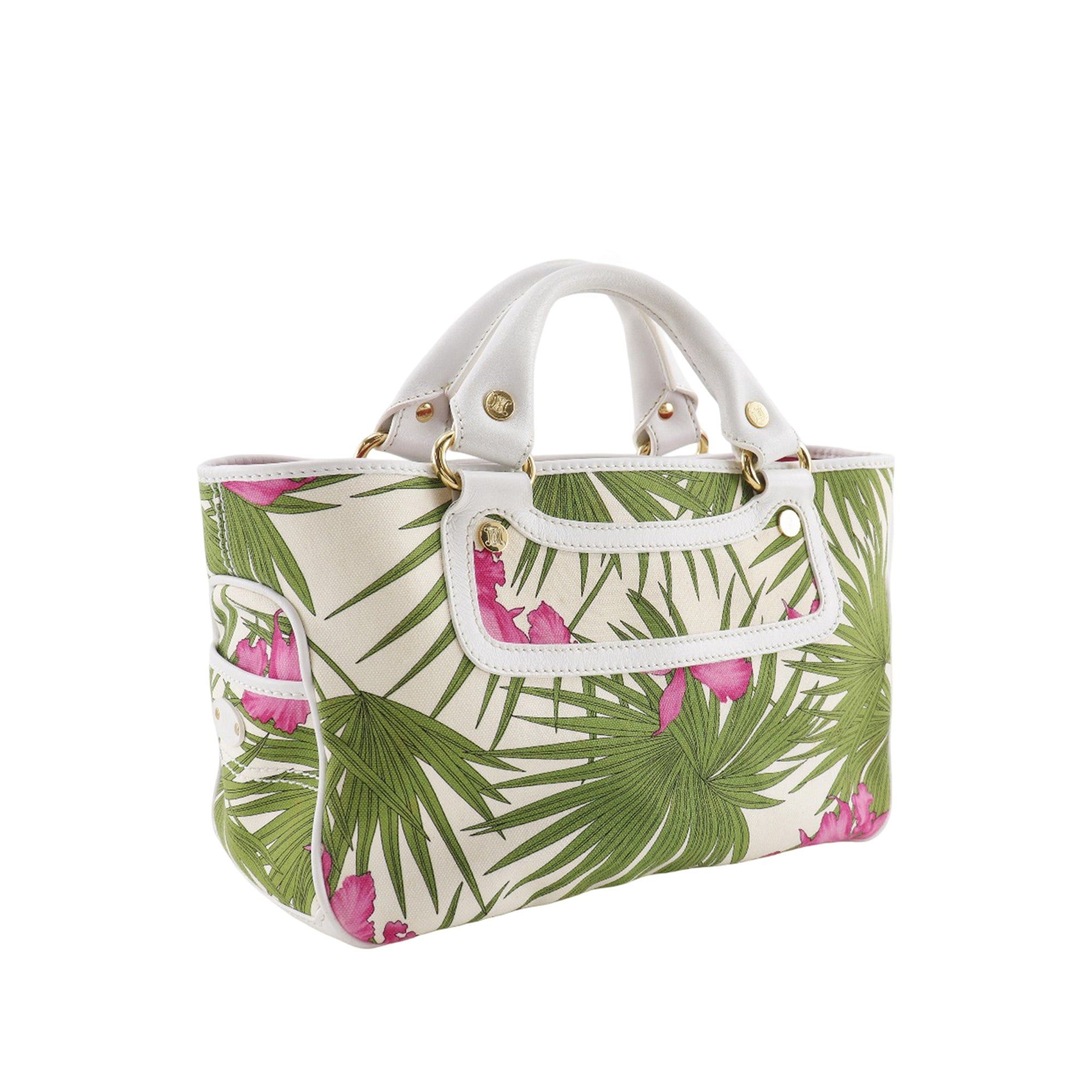Celine Canvas Botanical Print Boogie Handbag Size ONE SIZE - 2 Thumbnail