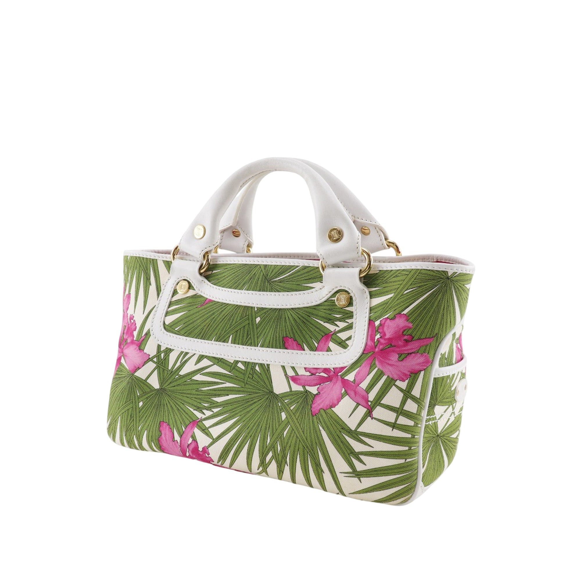 Celine Canvas Botanical Print Boogie Handbag Size ONE SIZE - 3 Thumbnail