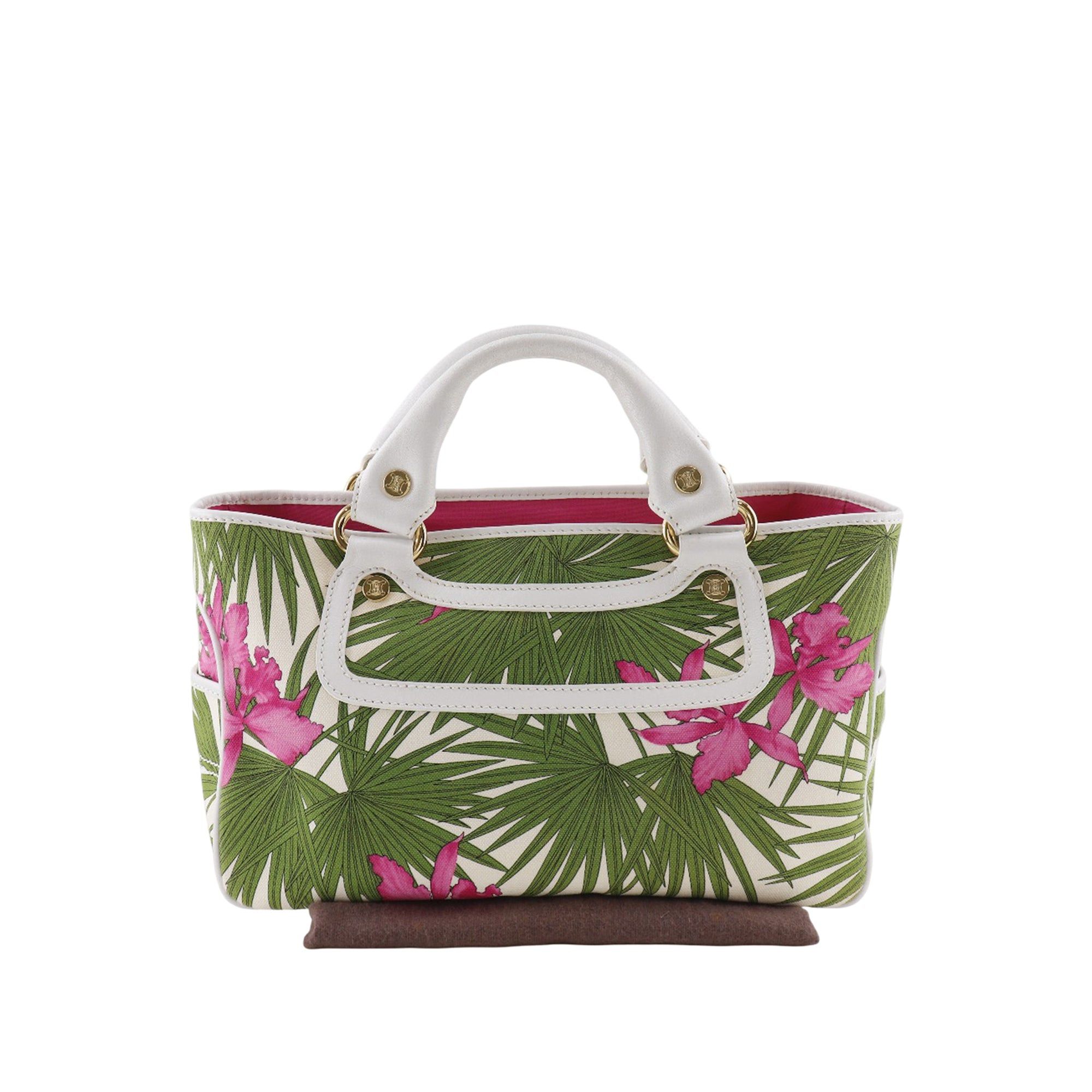 Celine Canvas Botanical Print Boogie Handbag Size ONE SIZE - 22 Thumbnail