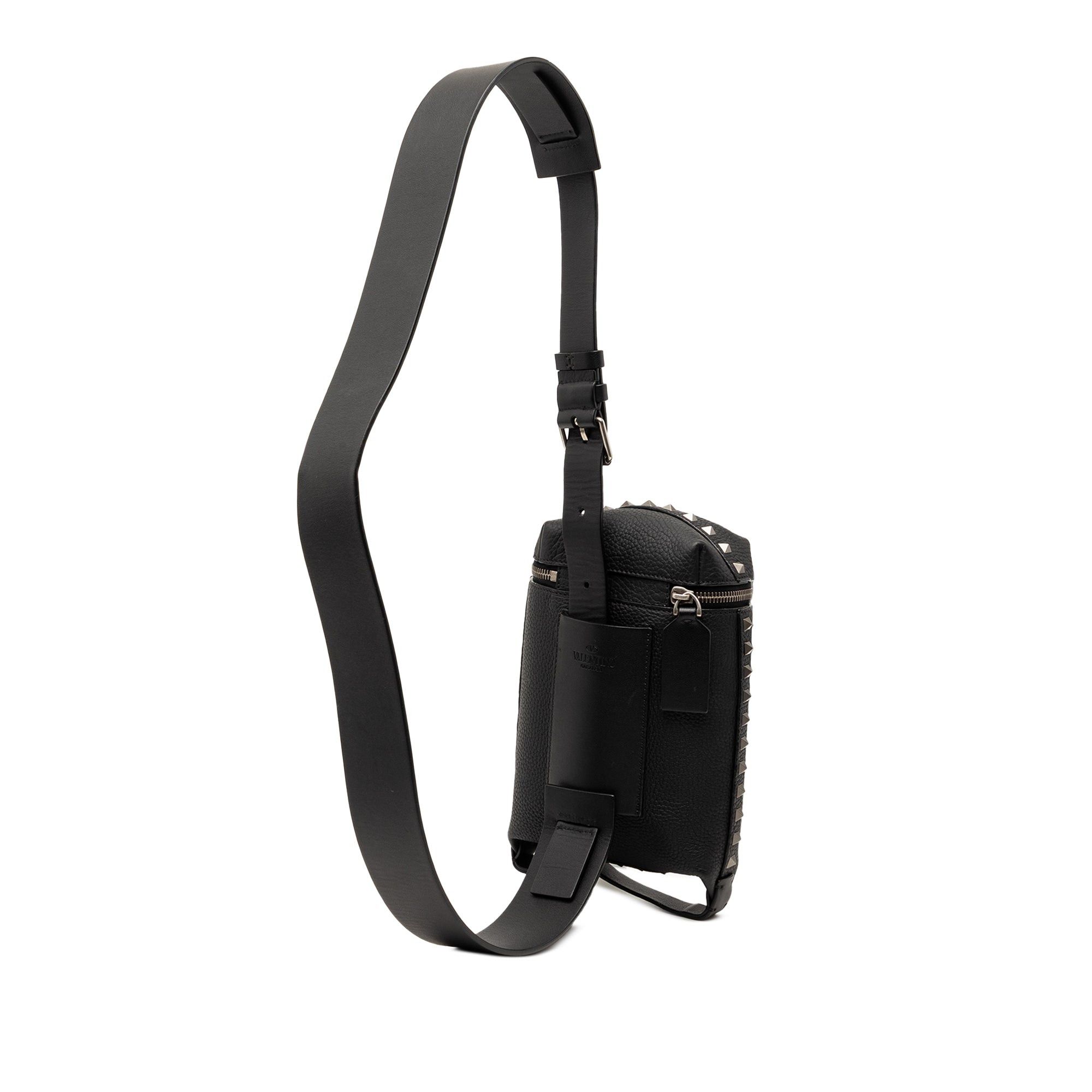 Valentino Grainy Calfskin Rockstud Convertible Sling Bag Size ONE SIZE - 2 Thumbnail