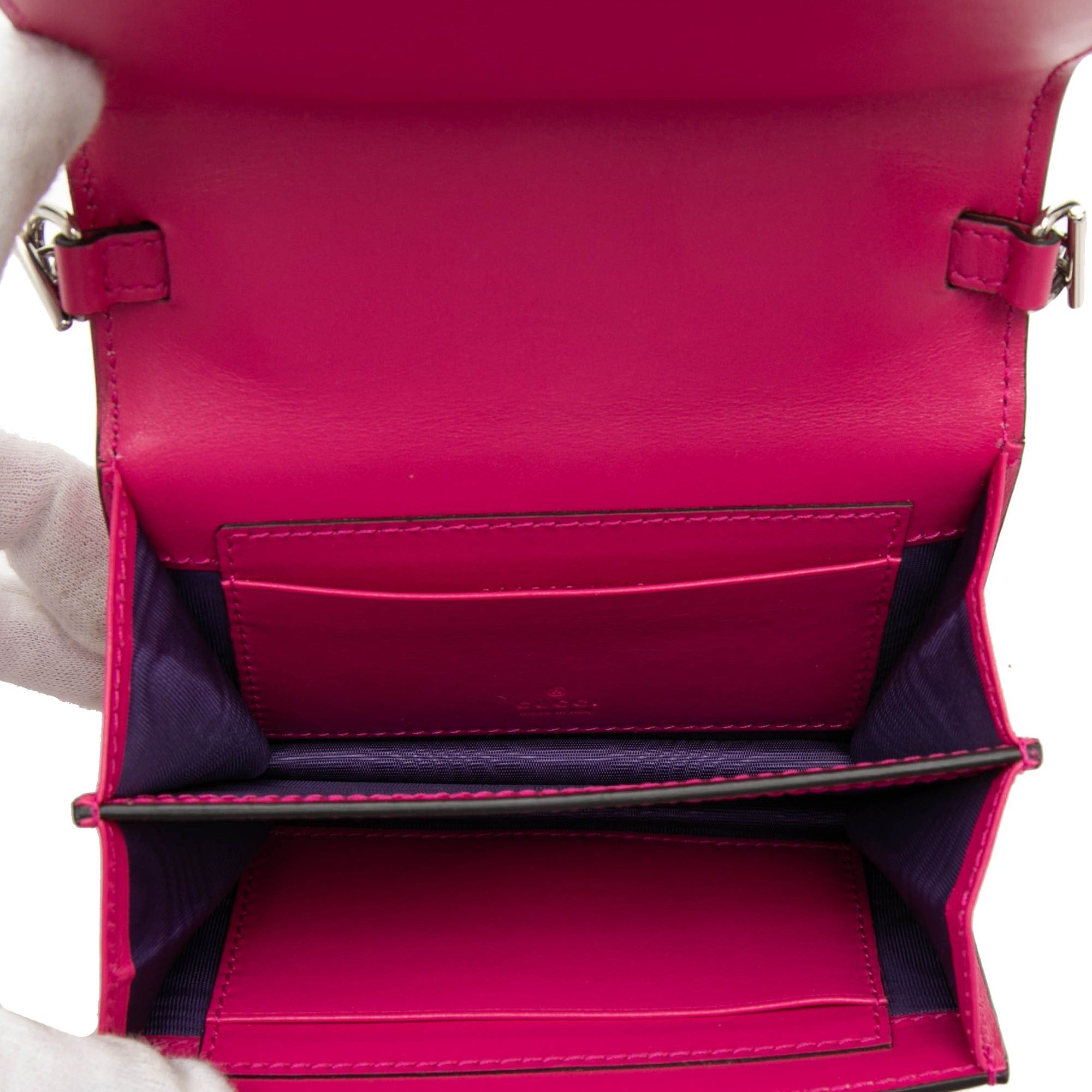 Gucci Mini GG Embossed Leather Satchel Size ONE SIZE - 4 Thumbnail