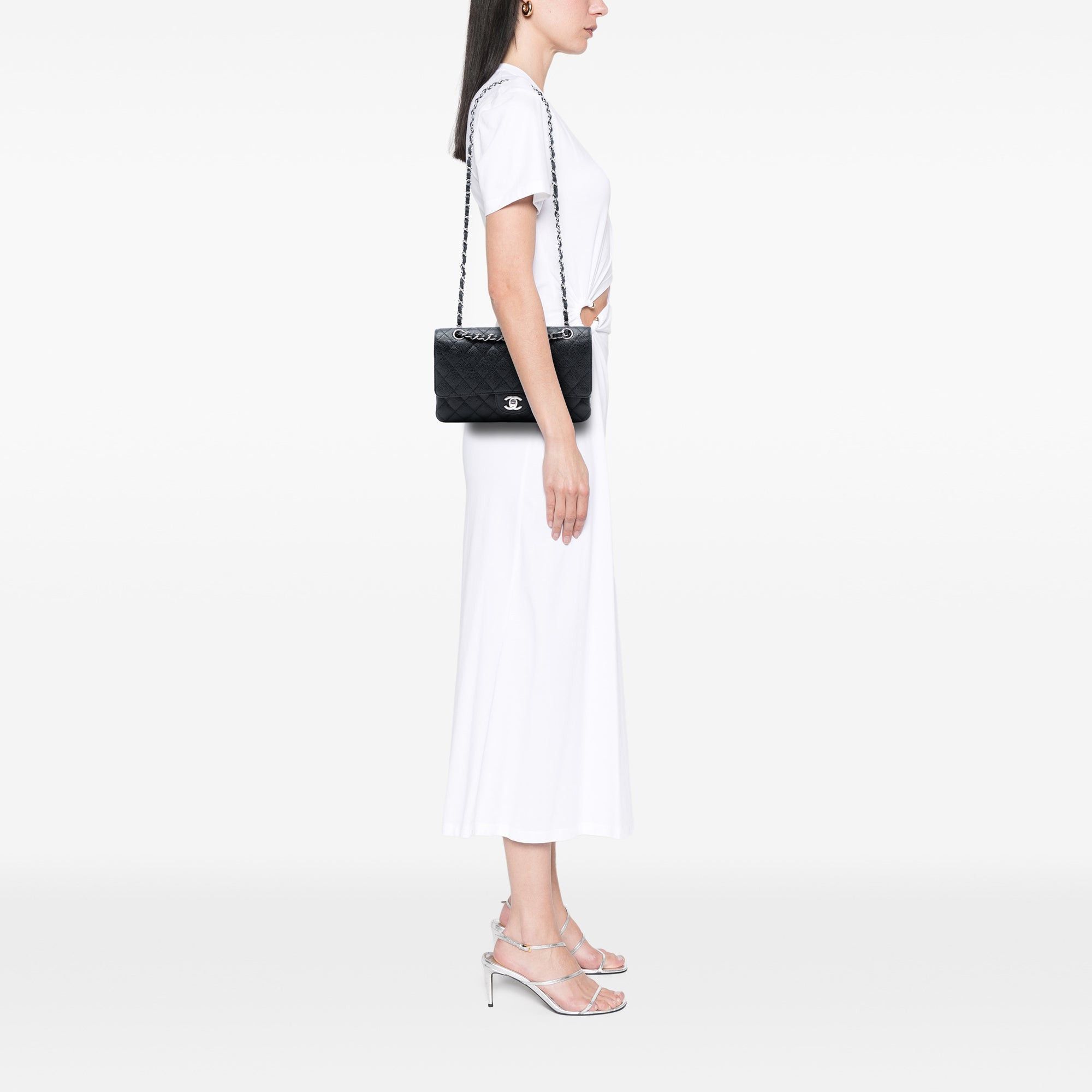 Chanel Medium Classic Caviar Double Flap Size ONE SIZE - 7 Thumbnail