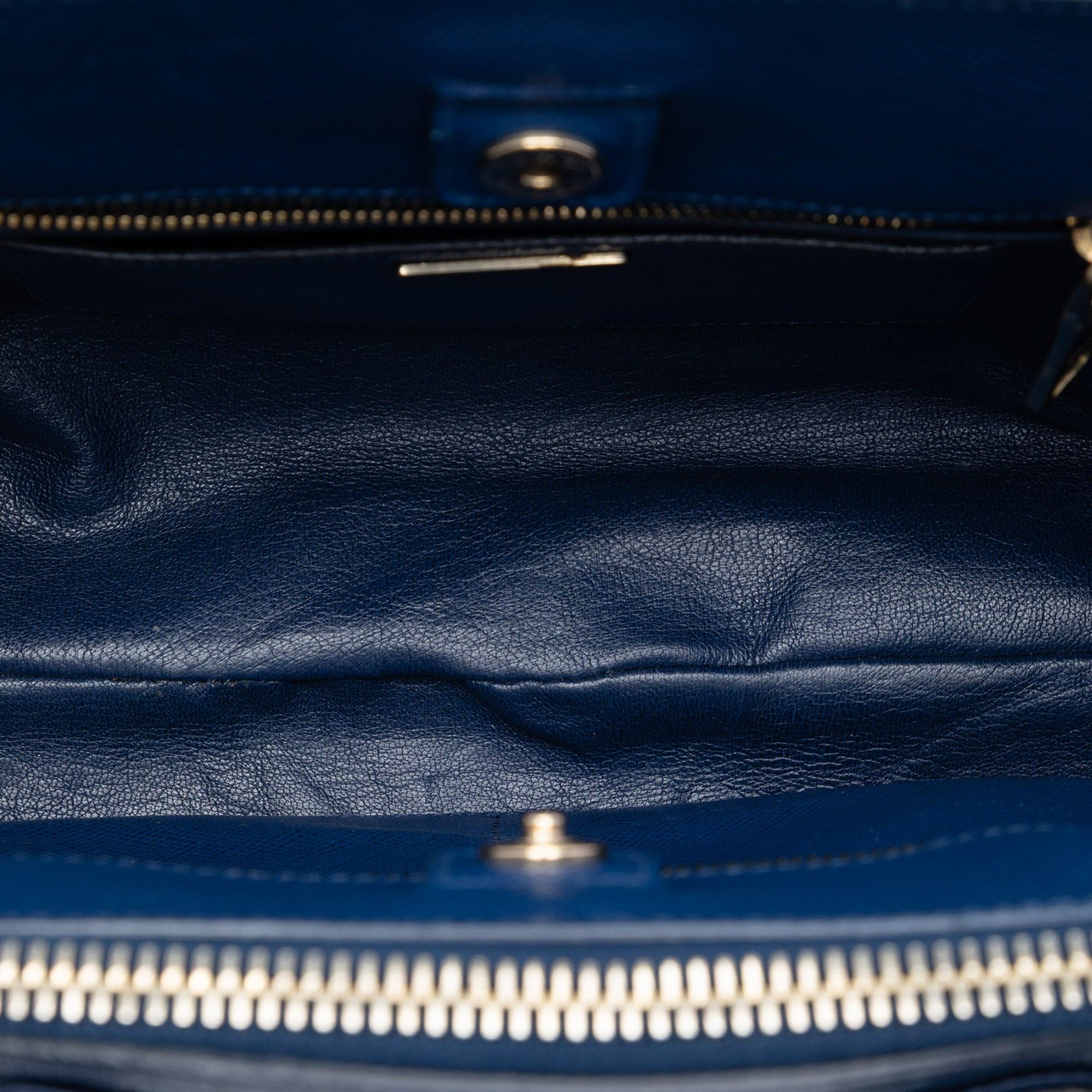 Prada Saffiano Cuir Double Zip Top Handle Bag Size ONE SIZE - 4 Thumbnail