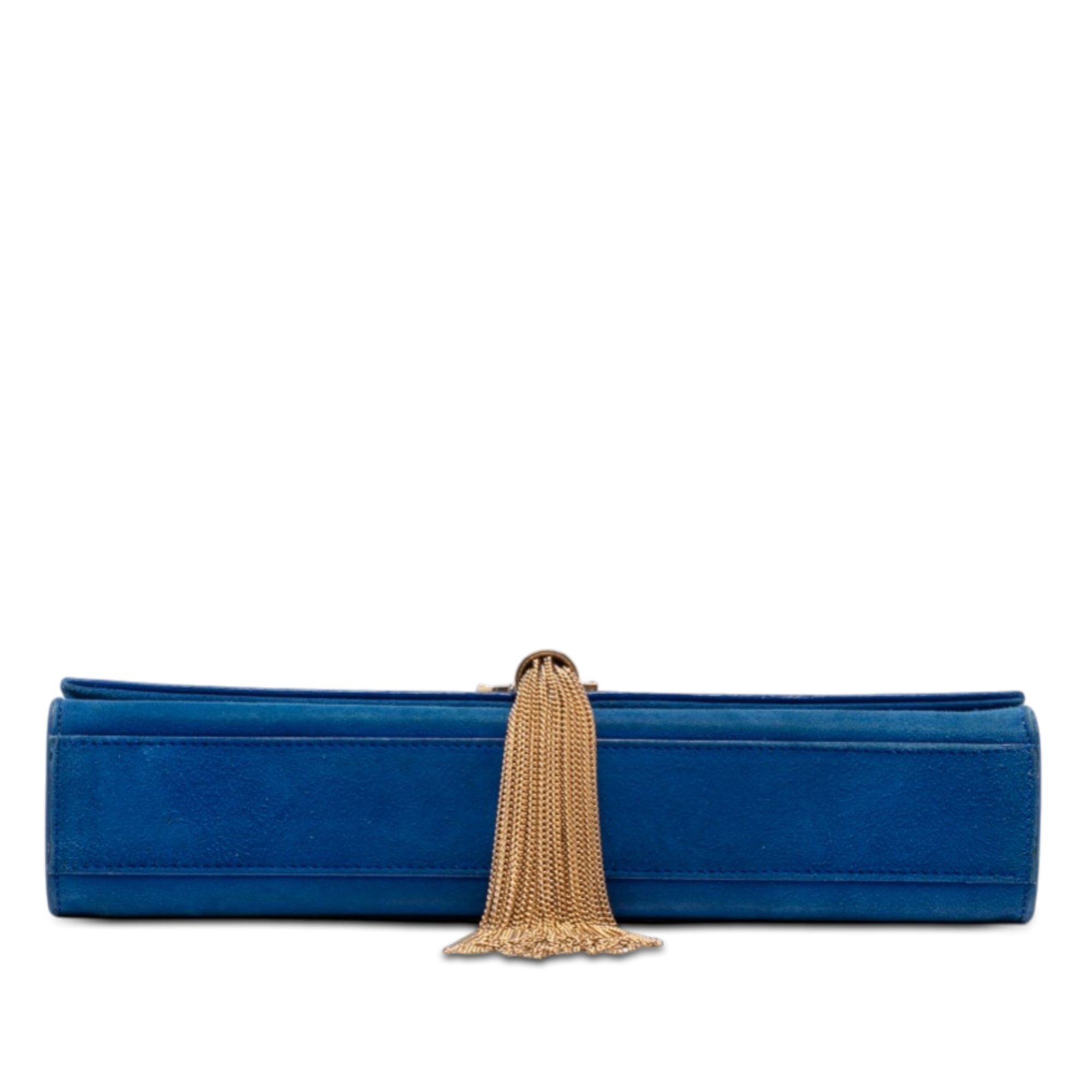 Saint Laurent Paris Medium Suede Monogram Kate Tassel Crossbody Size ONE SIZE - 3 Thumbnail