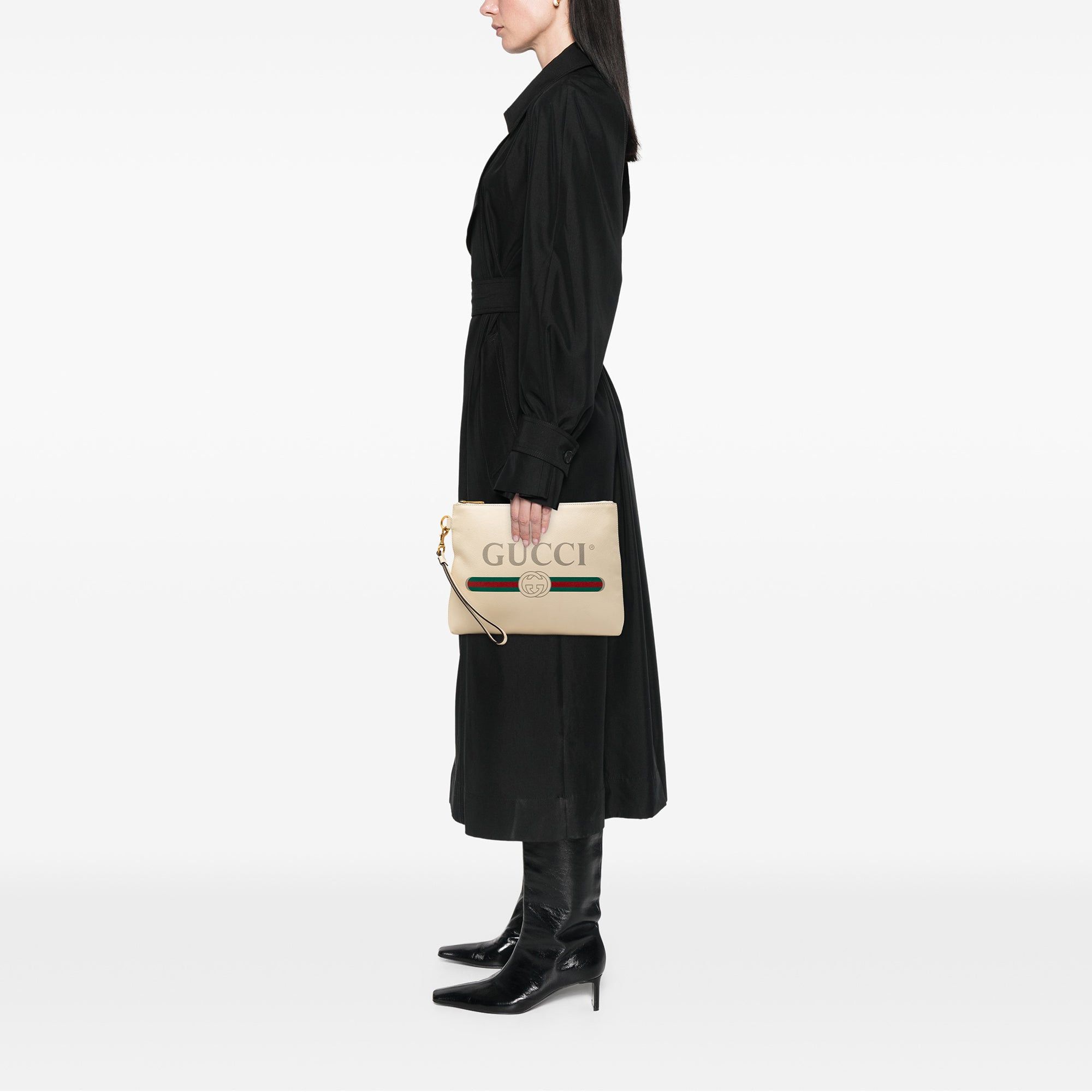 Gucci Leather Logo Clutch Size ONE SIZE - 7 Thumbnail