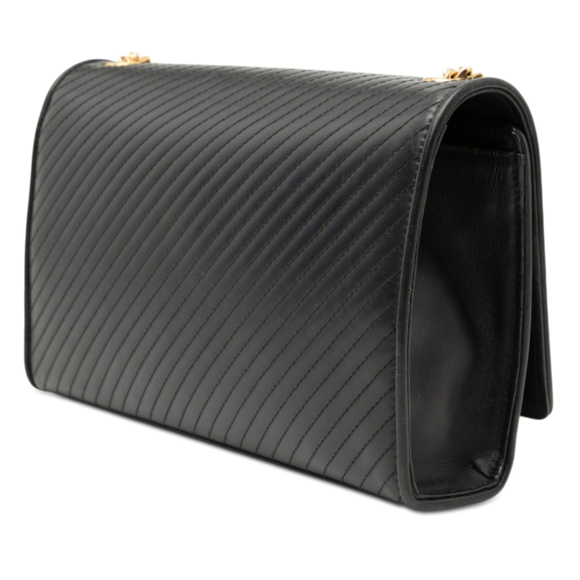 Saint Laurent Paris Medium Diagonal Quilted Calfskin Monogram Kate Tassel Crossbody Size ONE SIZE - 2 Thumbnail