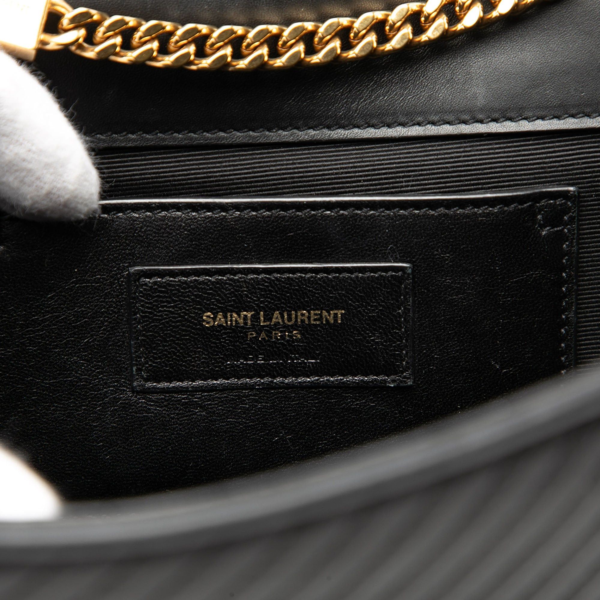 Saint Laurent Paris Medium Diagonal Quilted Calfskin Monogram Kate Tassel Crossbody Size ONE SIZE - 7 Thumbnail
