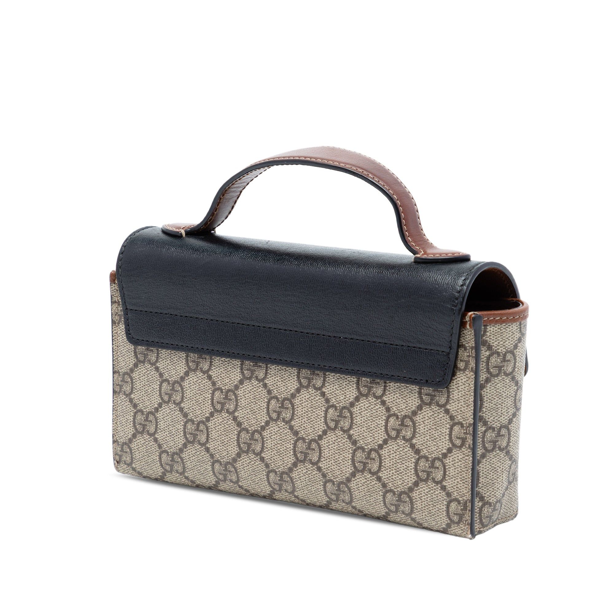 Gucci Mini GG Supreme Padlock Satchel Size ONE SIZE - 2 Thumbnail