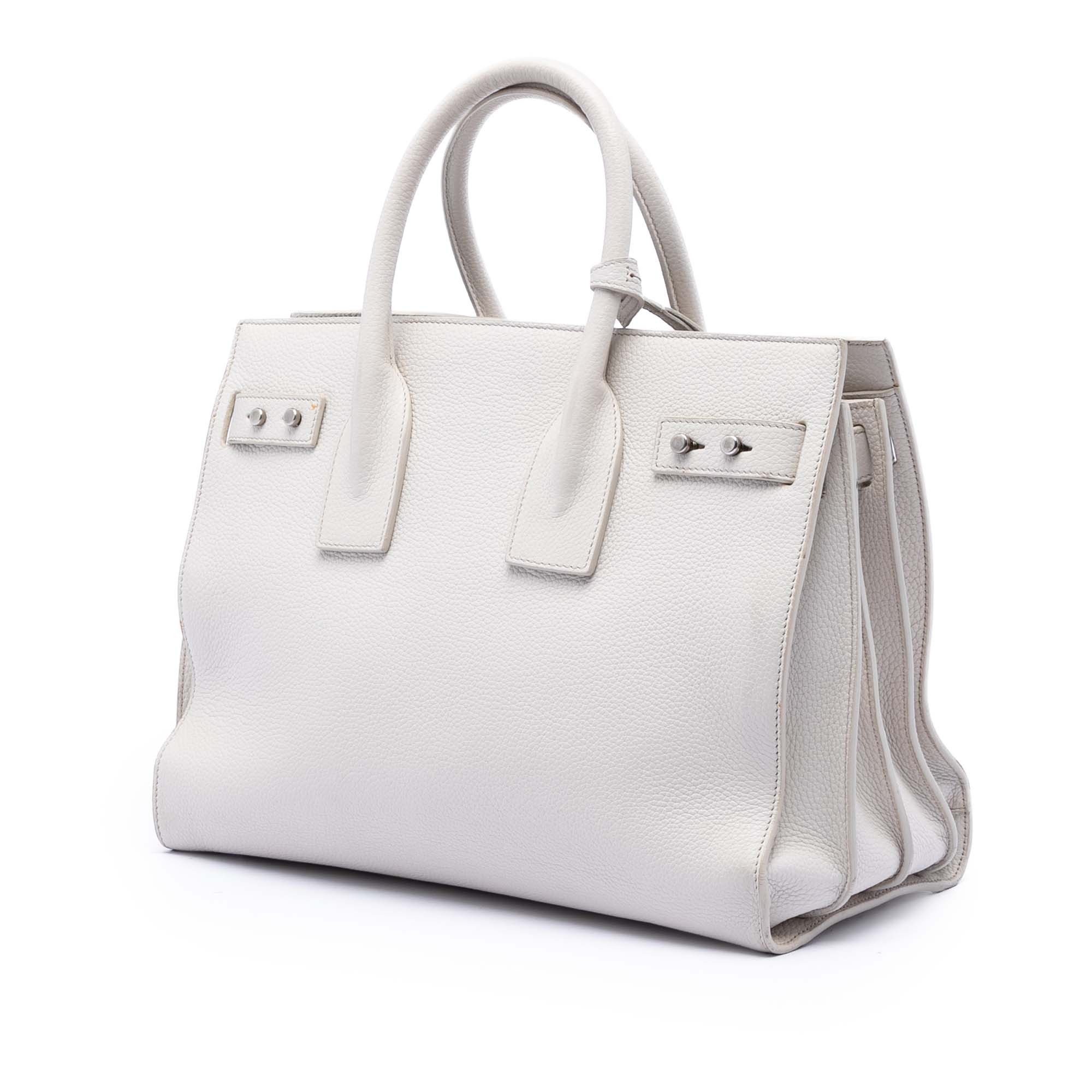 Saint Laurent Paris Small Grained Calfskin Supple Sac De Jour Satchel Size ONE SIZE - 2 Thumbnail