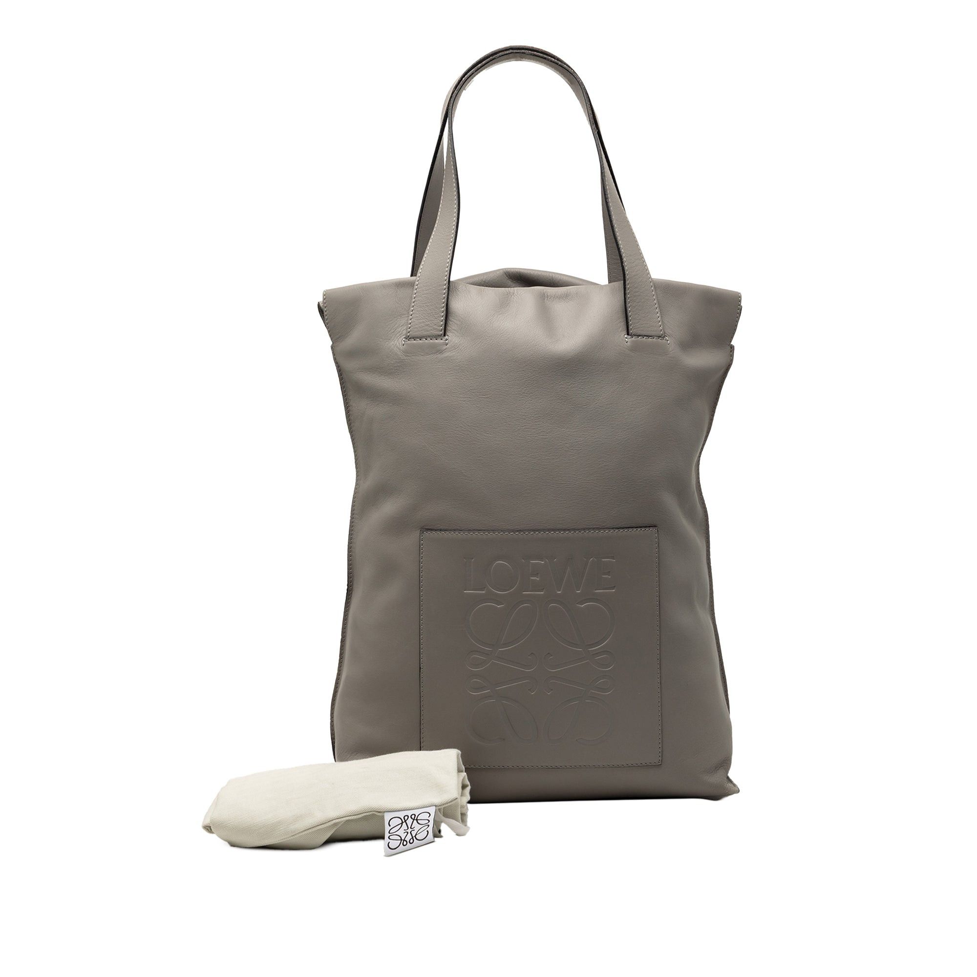Loewe Leather Anagram Shopper Tote Size ONE SIZE - 11 Thumbnail