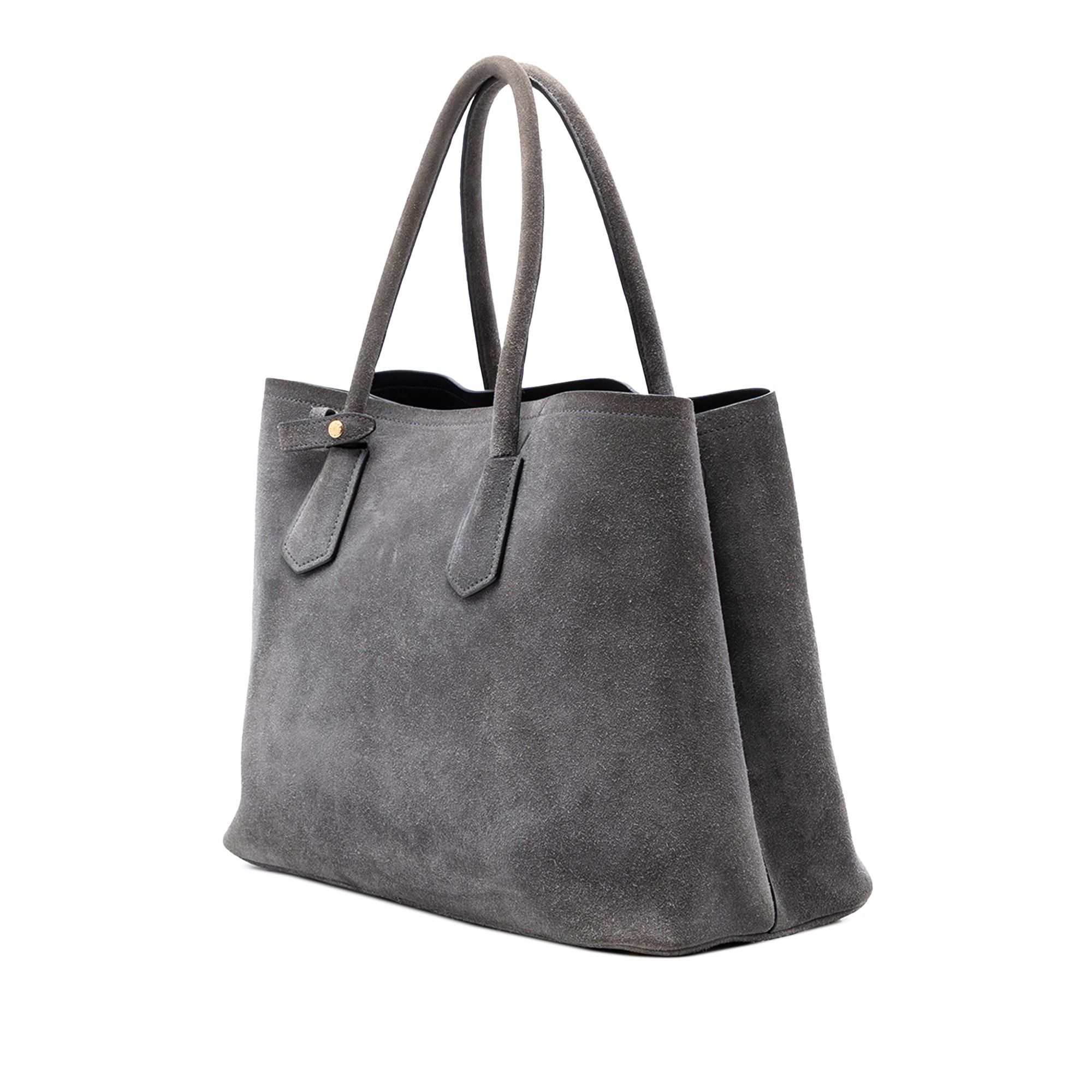 Prada Medium Scamosciato Double Satchel Size ONE SIZE - 2 Thumbnail