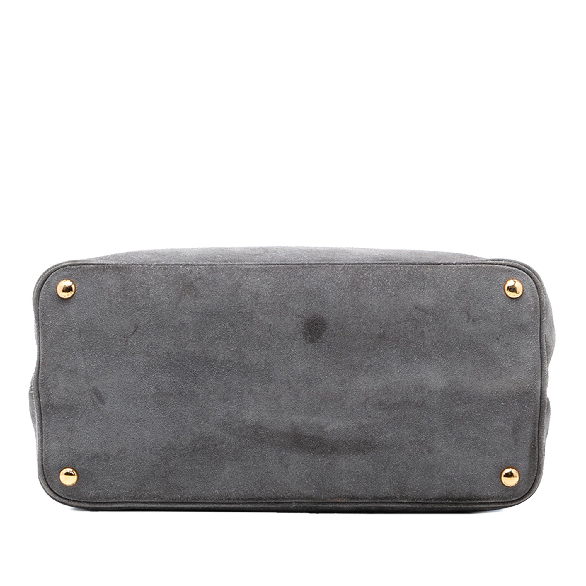 Prada Medium Scamosciato Double Satchel Size ONE SIZE - 3 Thumbnail