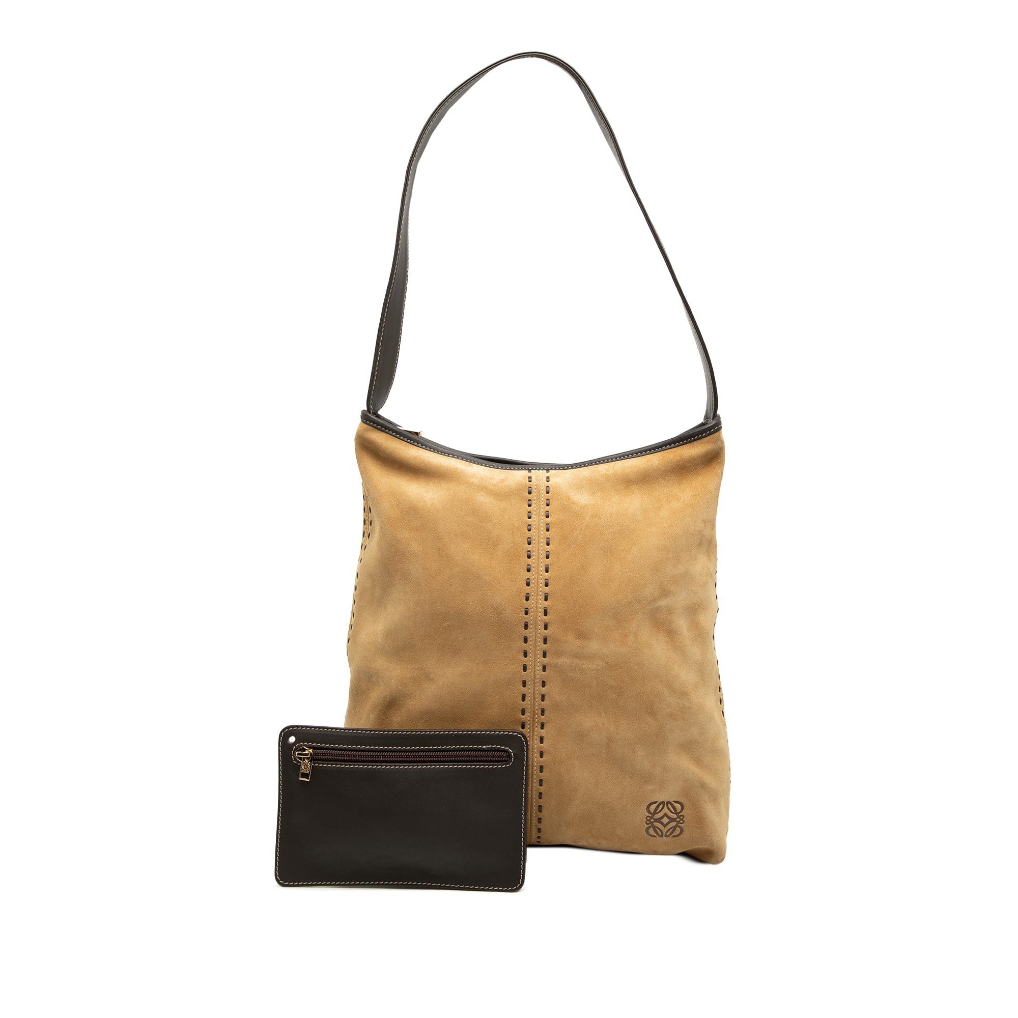 Loewe Suede Anagram Shoulder Bag Size ONE SIZE - 8 Thumbnail