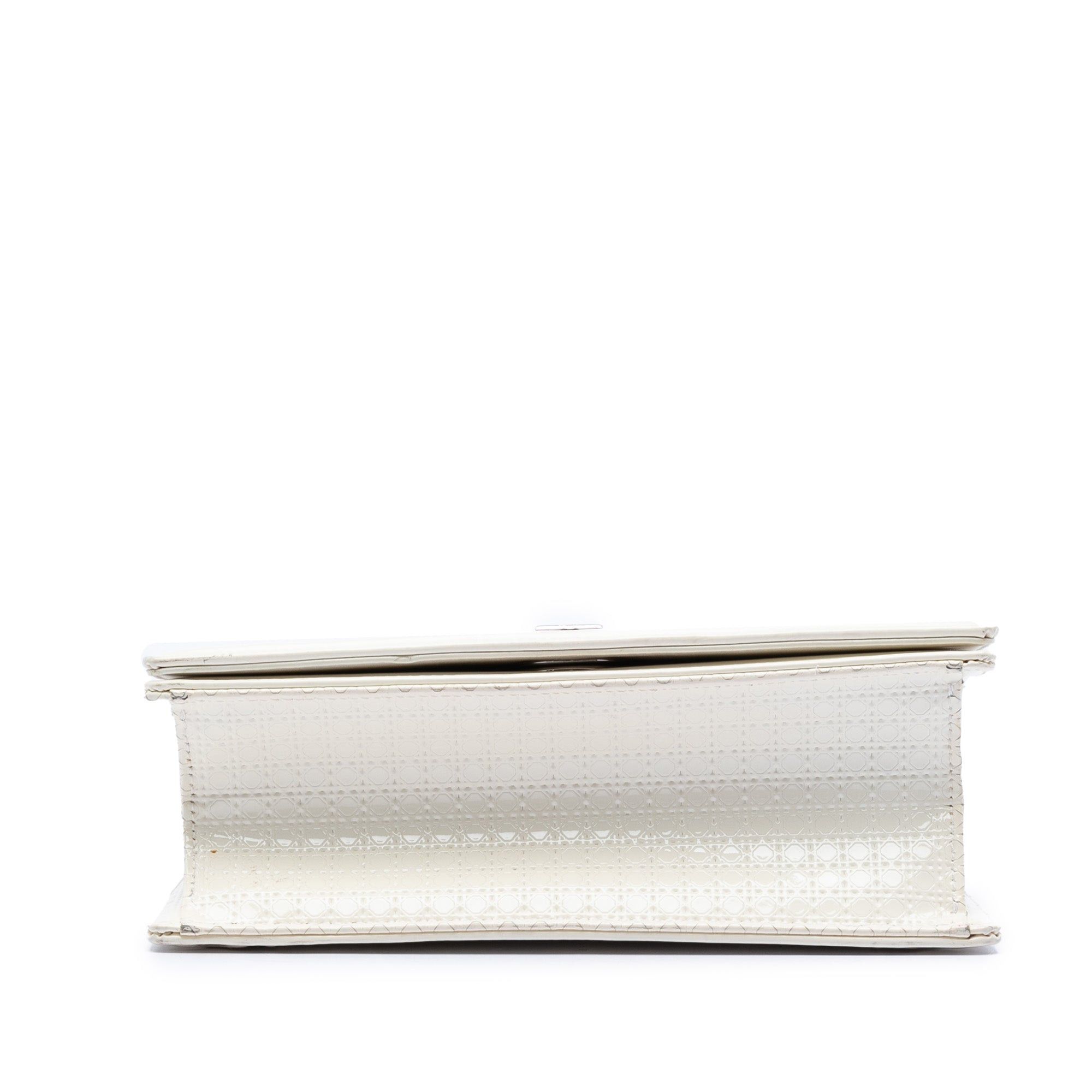 Dior Medium Patent Microcannage Diorama Flap Size ONE SIZE - 3 Thumbnail