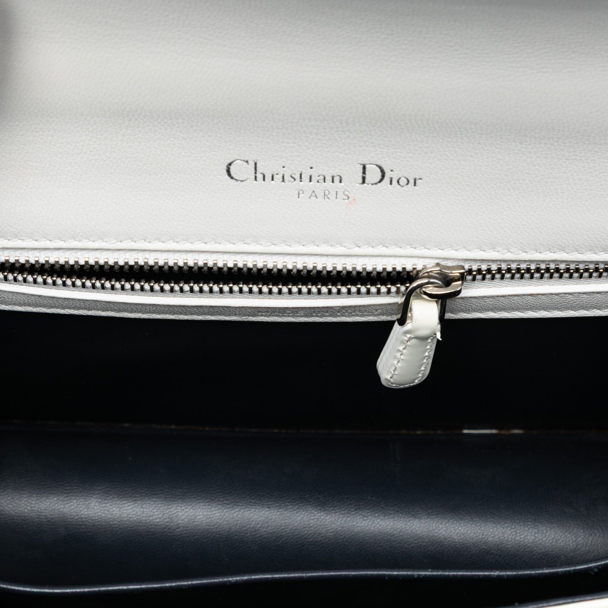 Dior Medium Patent Microcannage Diorama Flap Size ONE SIZE - 4 Thumbnail