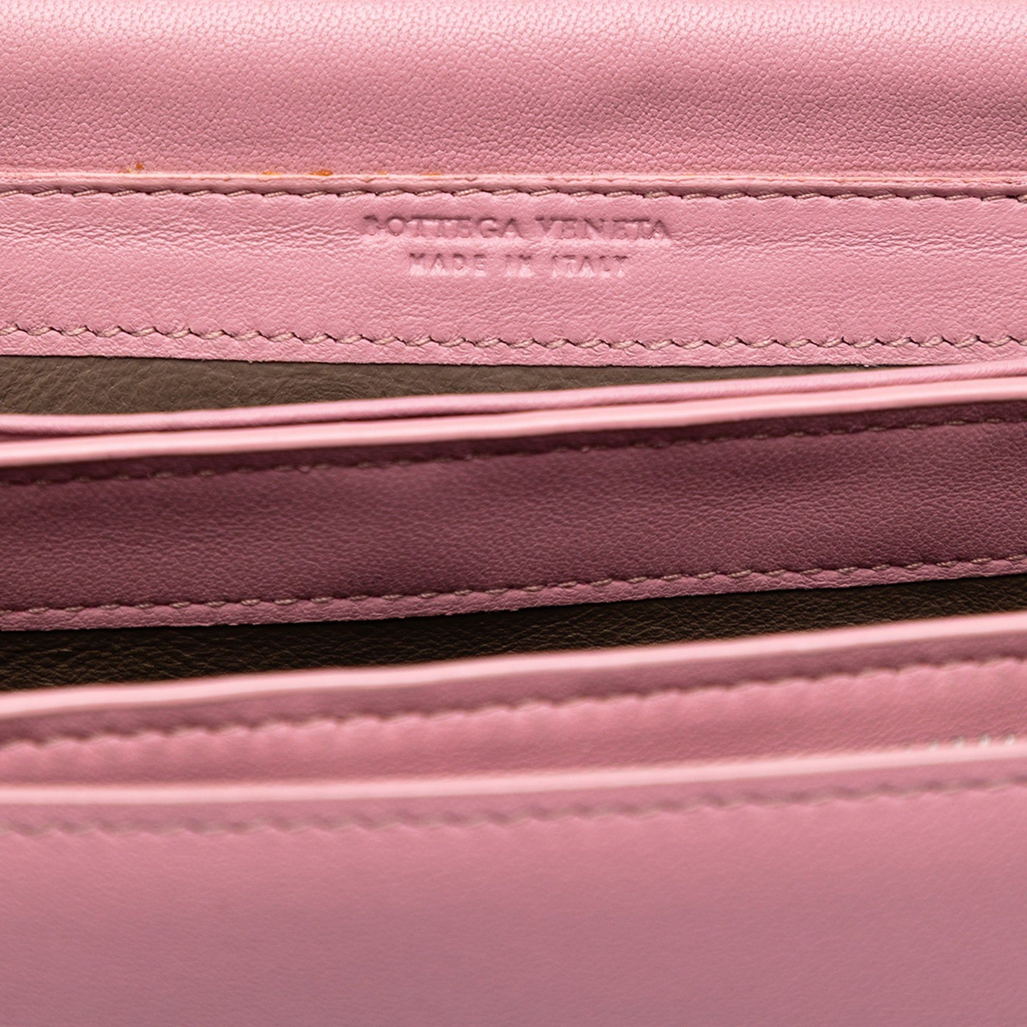 Bottega Veneta Nappa Intrecciato Continental Wallet on Chain Size ONE SIZE - 5 Thumbnail