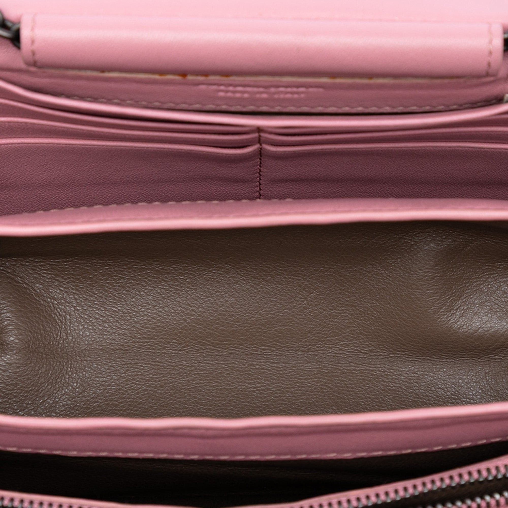 Bottega Veneta Nappa Intrecciato Continental Wallet on Chain Size ONE SIZE - 4 Thumbnail