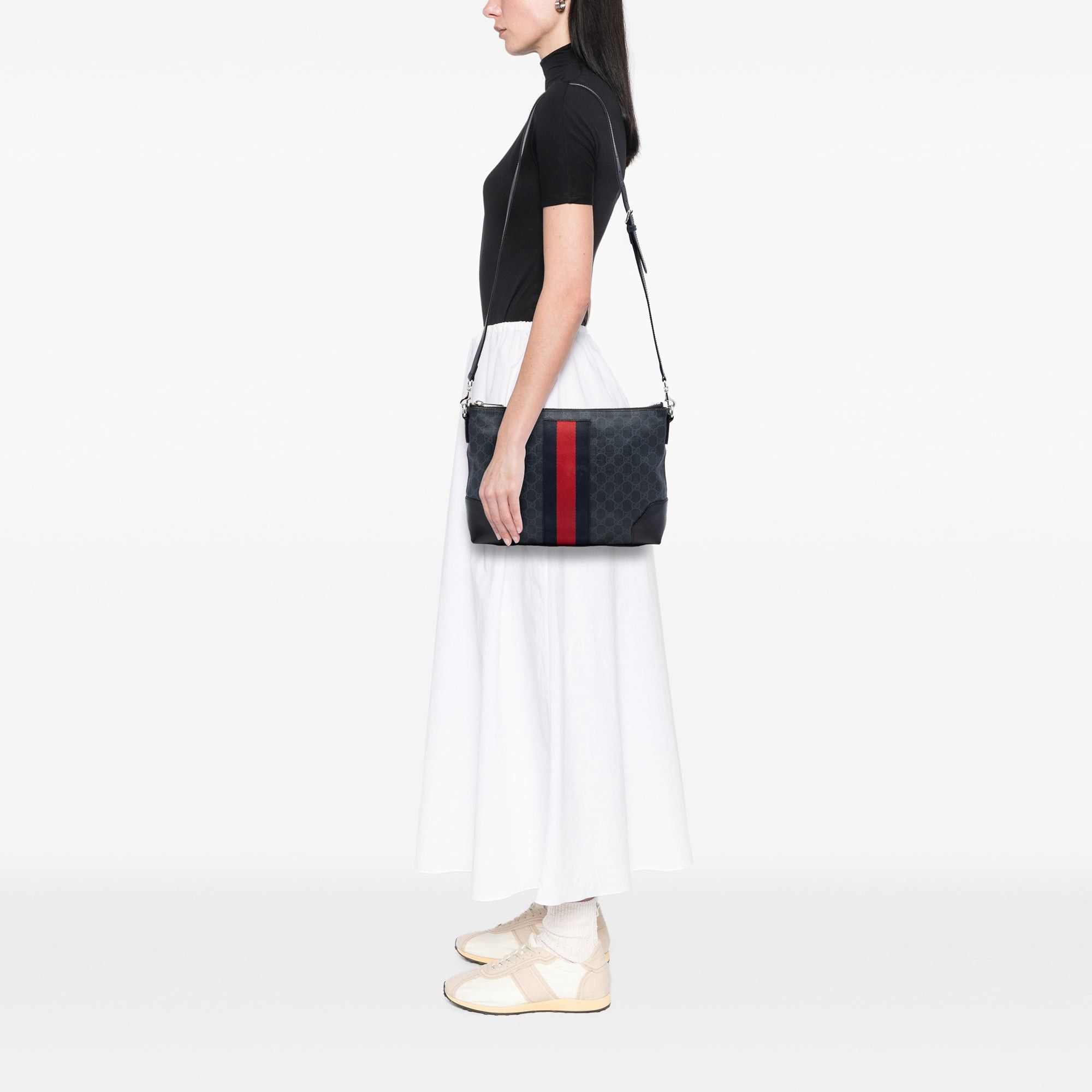 Gucci GG Supreme Web Crossbody Size ONE SIZE - 7 Thumbnail