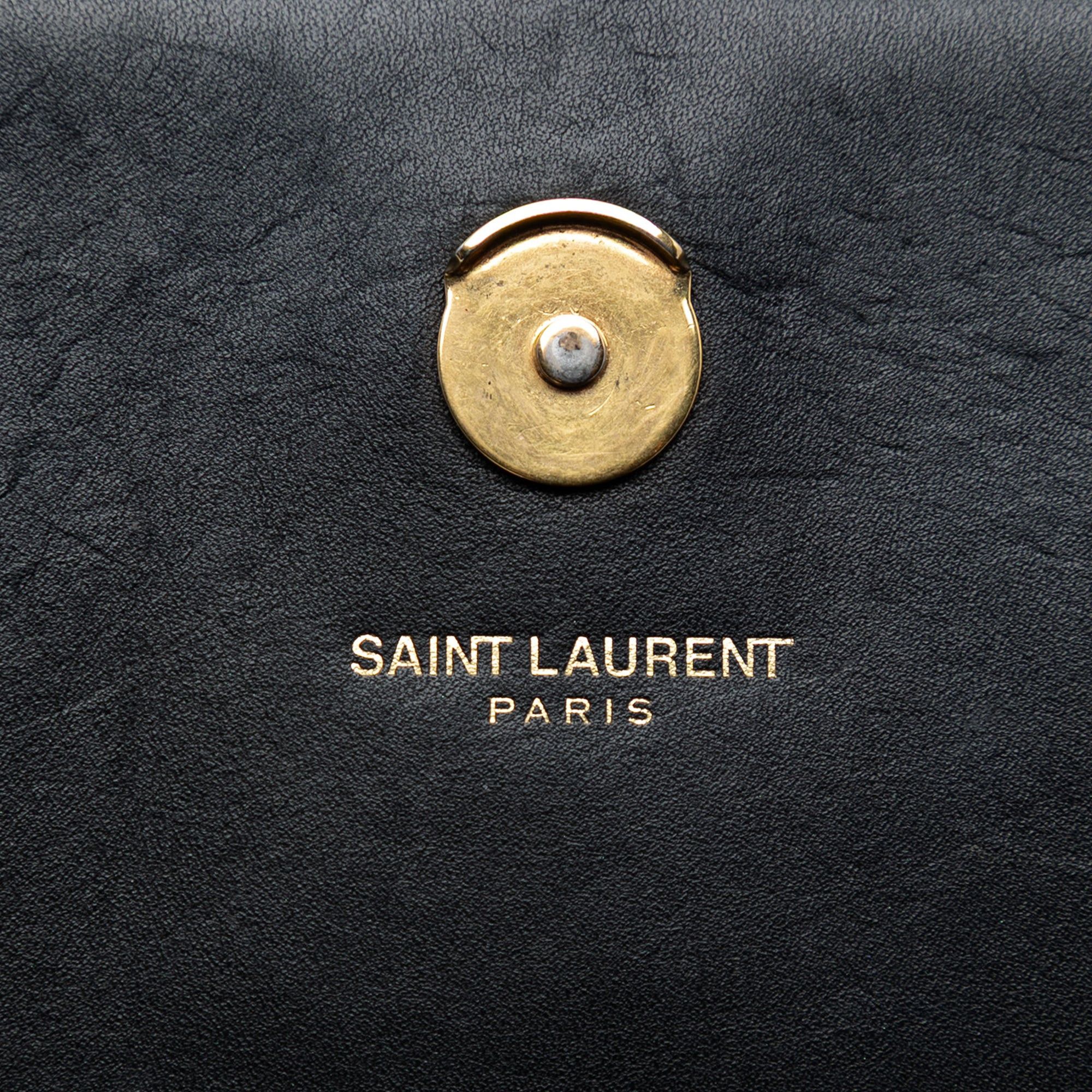 Saint Laurent Paris Smooth Calfskin Monogram Kate Tassel Chain Wallet Size ONE SIZE - 5 Thumbnail