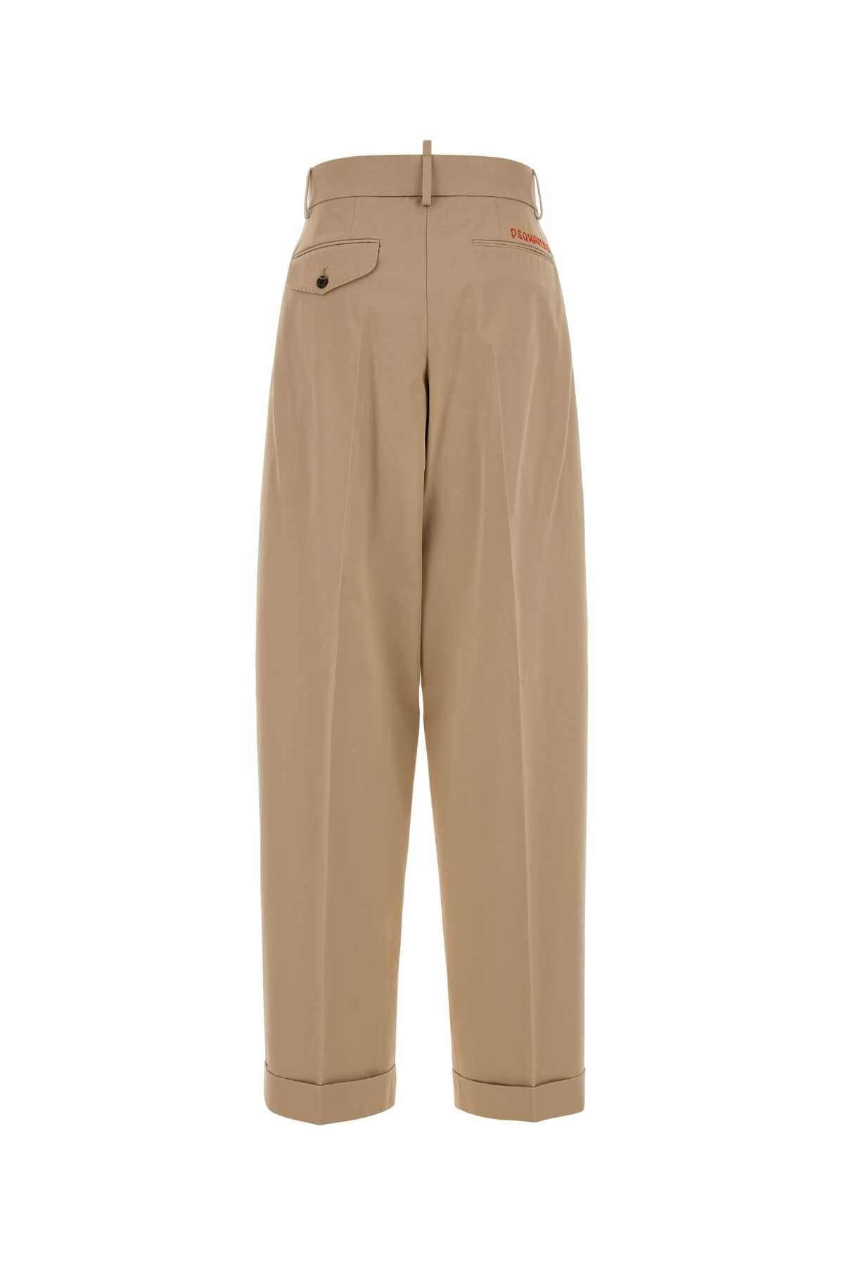 Dsquared2 Beige Gabardine Pant Size 27" / US 4 / IT 40 - 2 Thumbnail