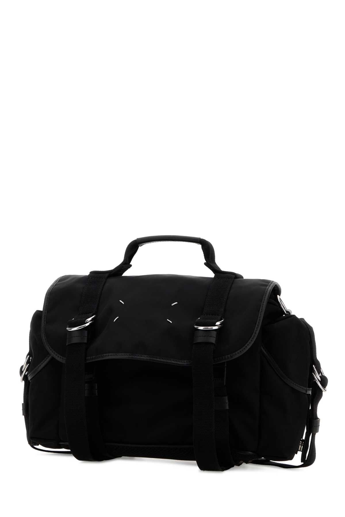Maison Margiela Black Canvas Messenger Handbag Size ONE SIZE - 2 Thumbnail