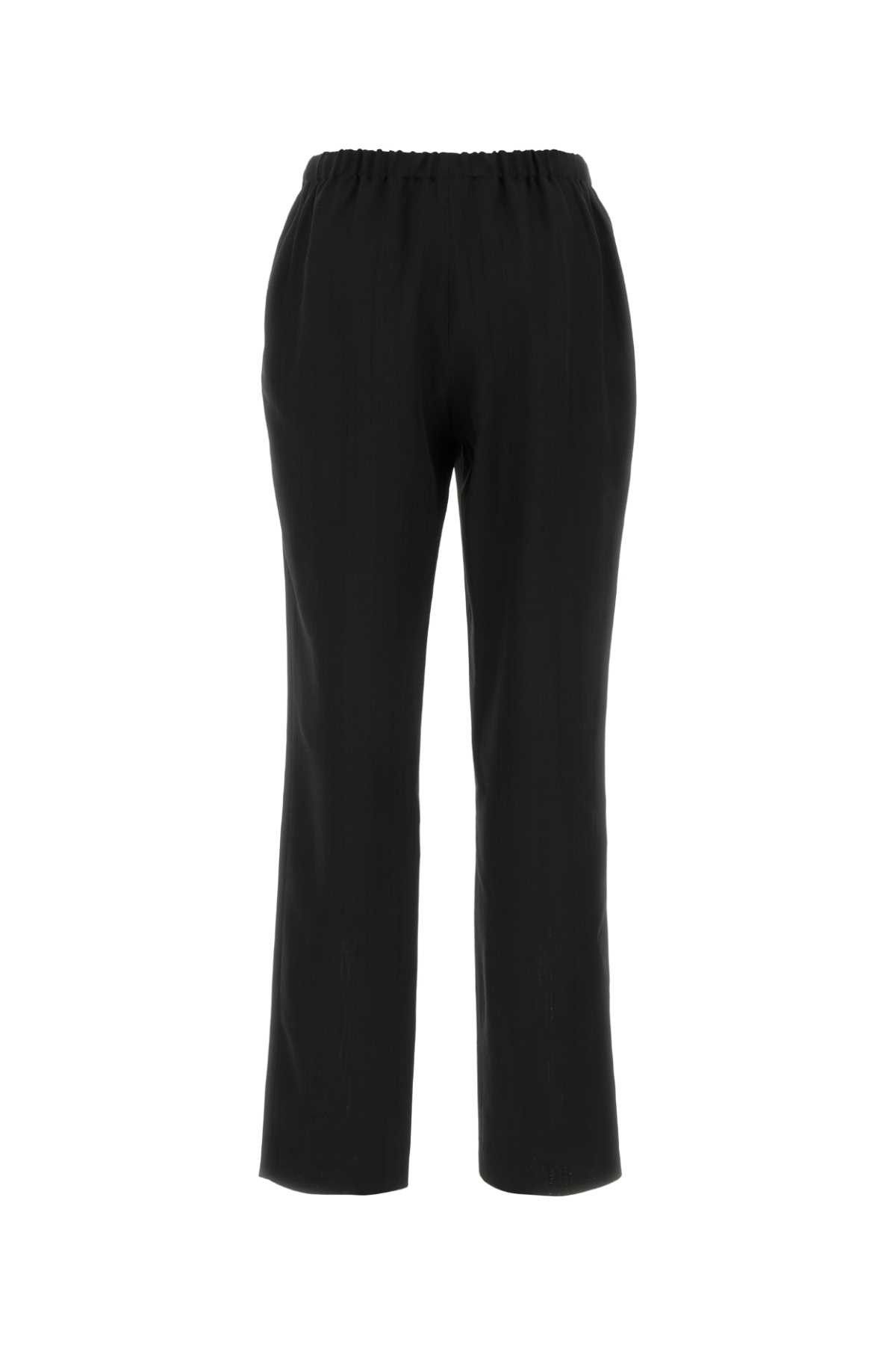 Loulou de Saison Black Jersey Scot Pant Size 25" / US 0 / IT 36 - 2 Thumbnail