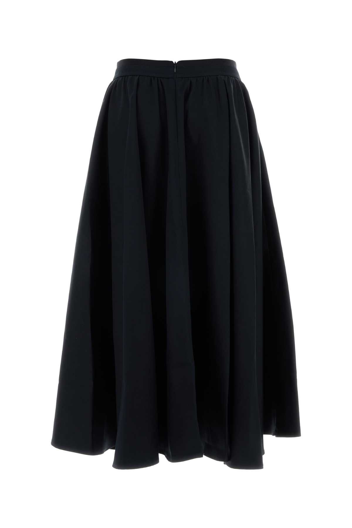 Patou Midnight Blue Cotton Skirt Size 26" / US 2 / IT 38 - 2 Thumbnail