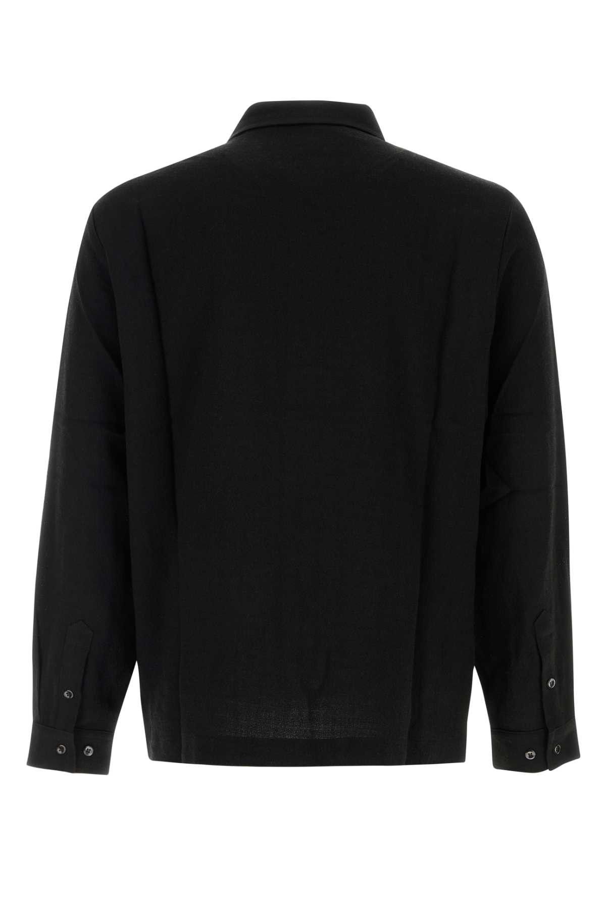 Sefr Black Crepe Sense Shirt Size US M / EU 48-50 / 2 - 2 Thumbnail