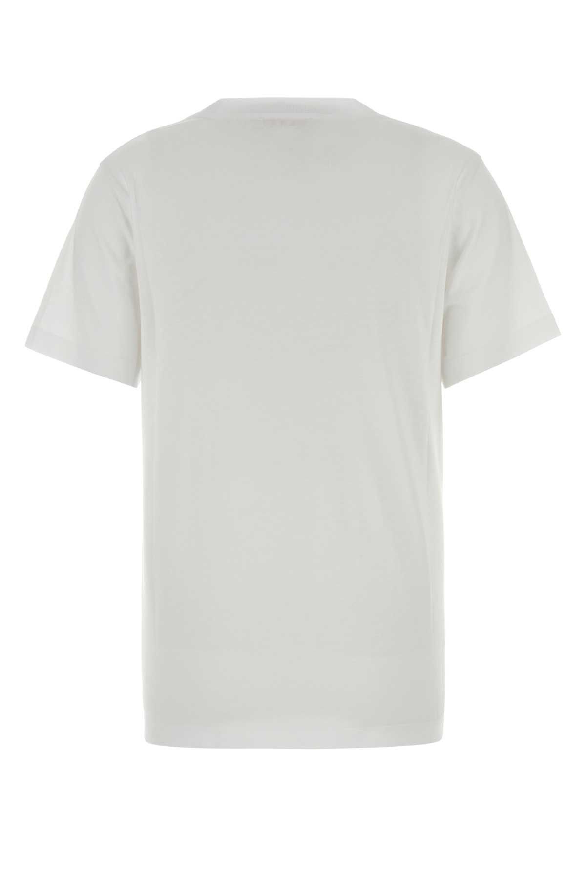 Marni White Cotton T-Shirt Size M / US 6-8 / IT 42-44 - 2 Thumbnail