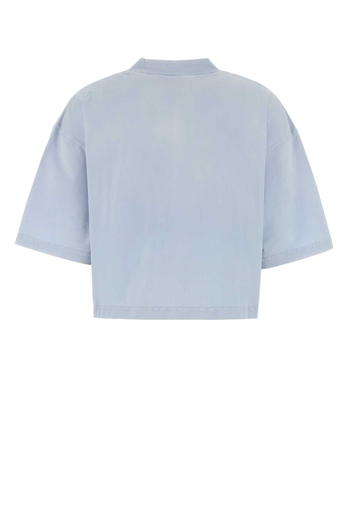 Marni Powder Blue Cotton T-Shirt Size M / US 6-8 / IT 42-44 - 2 Thumbnail