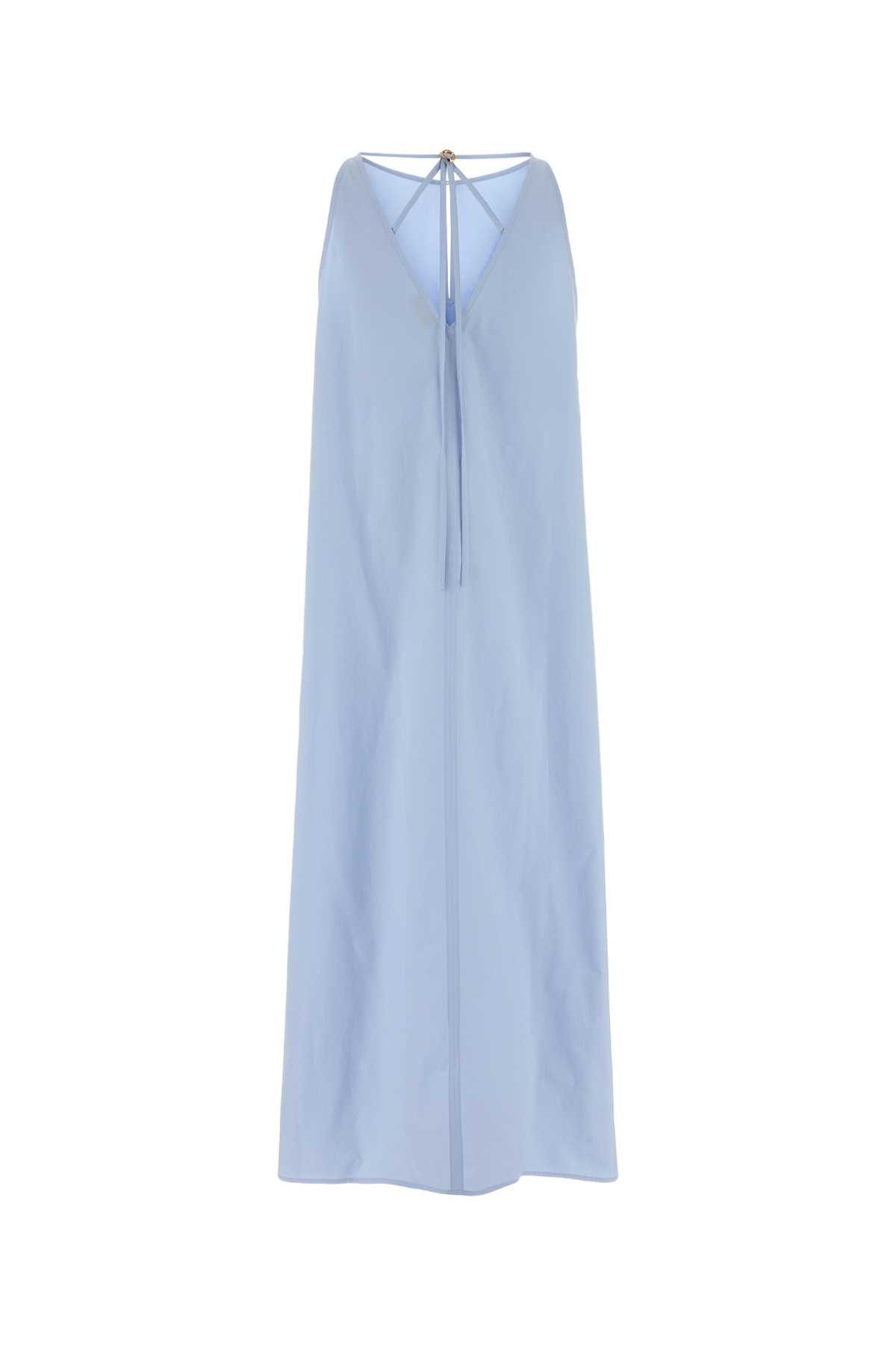 Agnona Light Blue Poplin Dress Size M / US 6-8 / IT 42-44 - 2 Thumbnail
