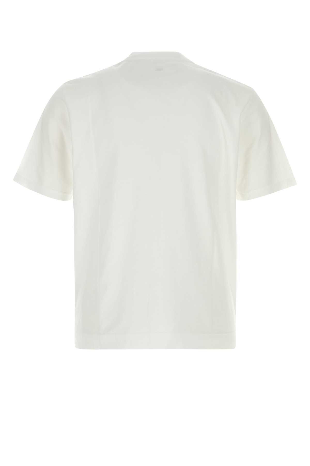 Fedeli White Cotton T-Shirt Size US XXL / EU 58 / 5 - 2 Thumbnail