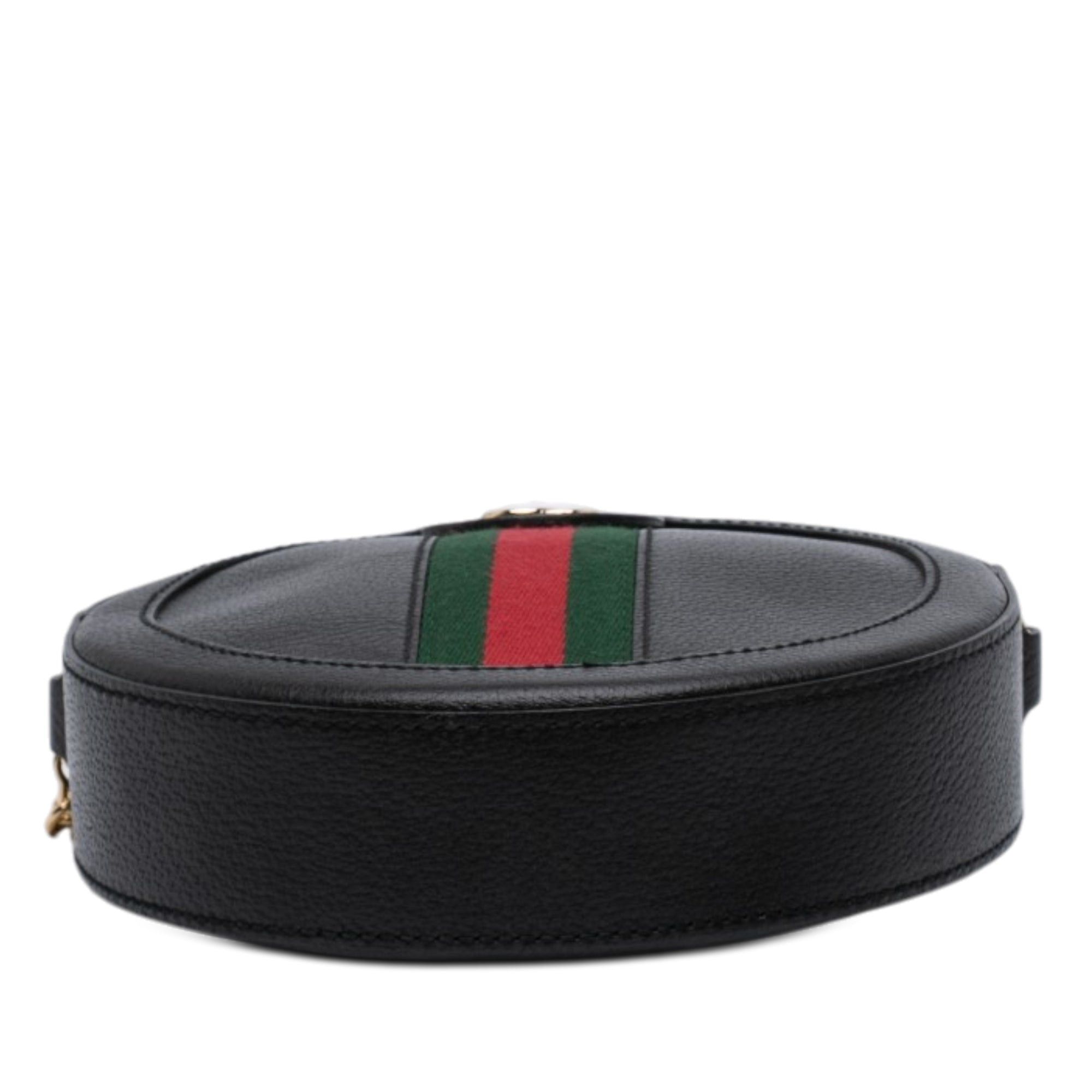 Gucci Mini Leather Ophidia Round Crossbody Size ONE SIZE - 3 Thumbnail