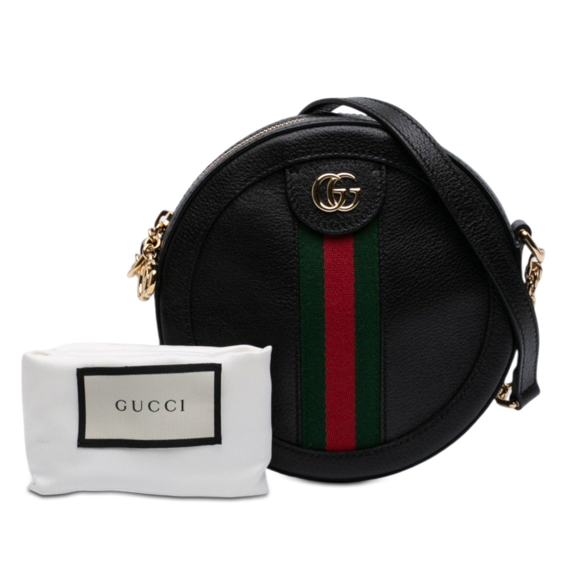 Gucci Mini Leather Ophidia Round Crossbody Size ONE SIZE - 9 Thumbnail