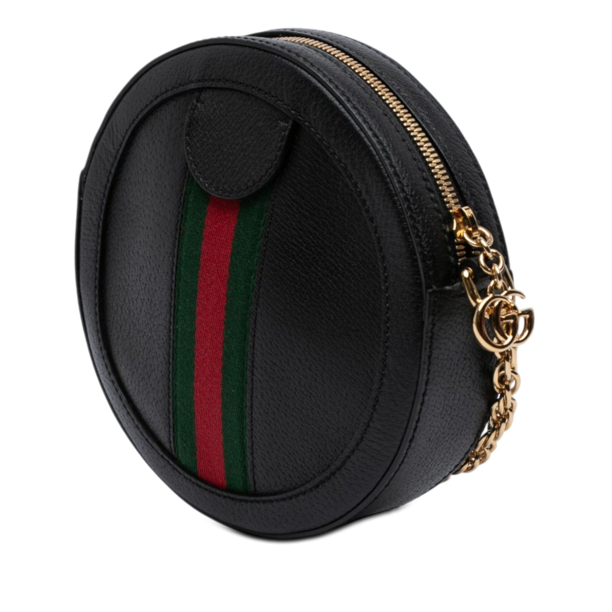 Gucci Mini Leather Ophidia Round Crossbody Size ONE SIZE - 2 Thumbnail