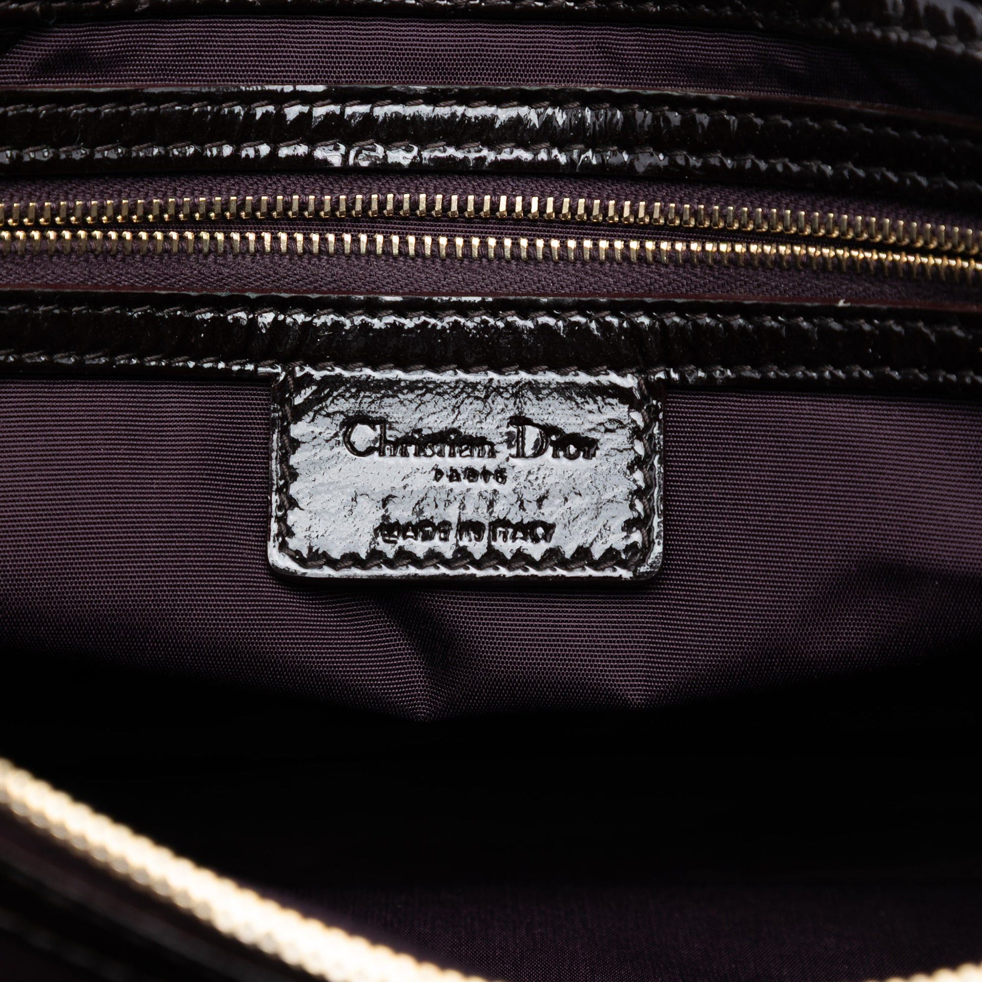 Dior Large Patent Cannage Lady Dior Soft Shopping Tote Size ONE SIZE - 5 Thumbnail