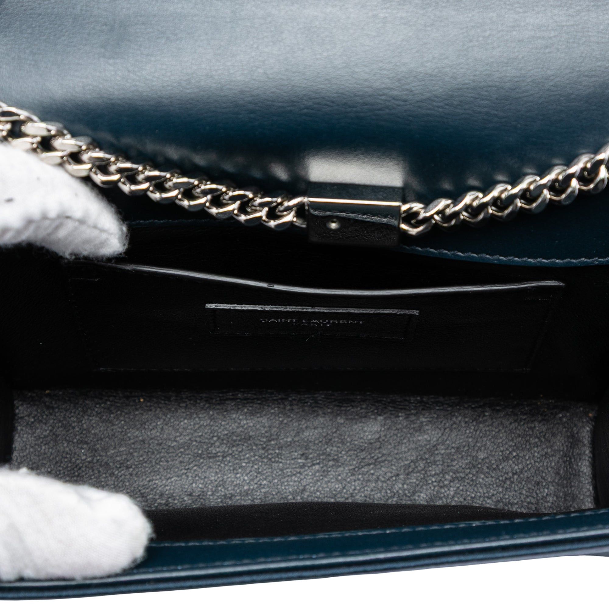 Saint Laurent Paris Small Satin Monogram Kate Tassel Crossbody Size ONE SIZE - 4 Thumbnail