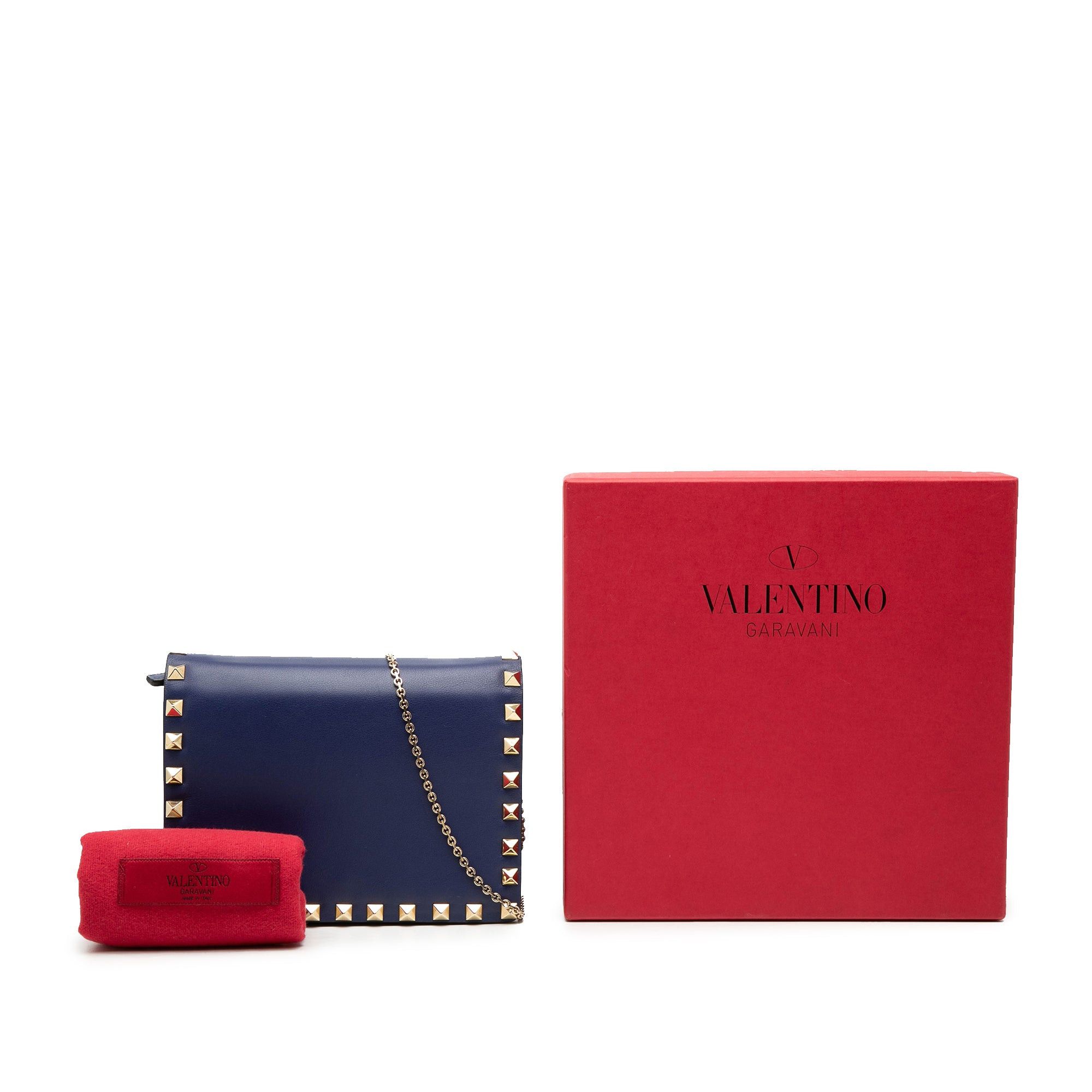 Valentino Leather Rockstud Chain Pouch Size ONE SIZE - 8 Thumbnail