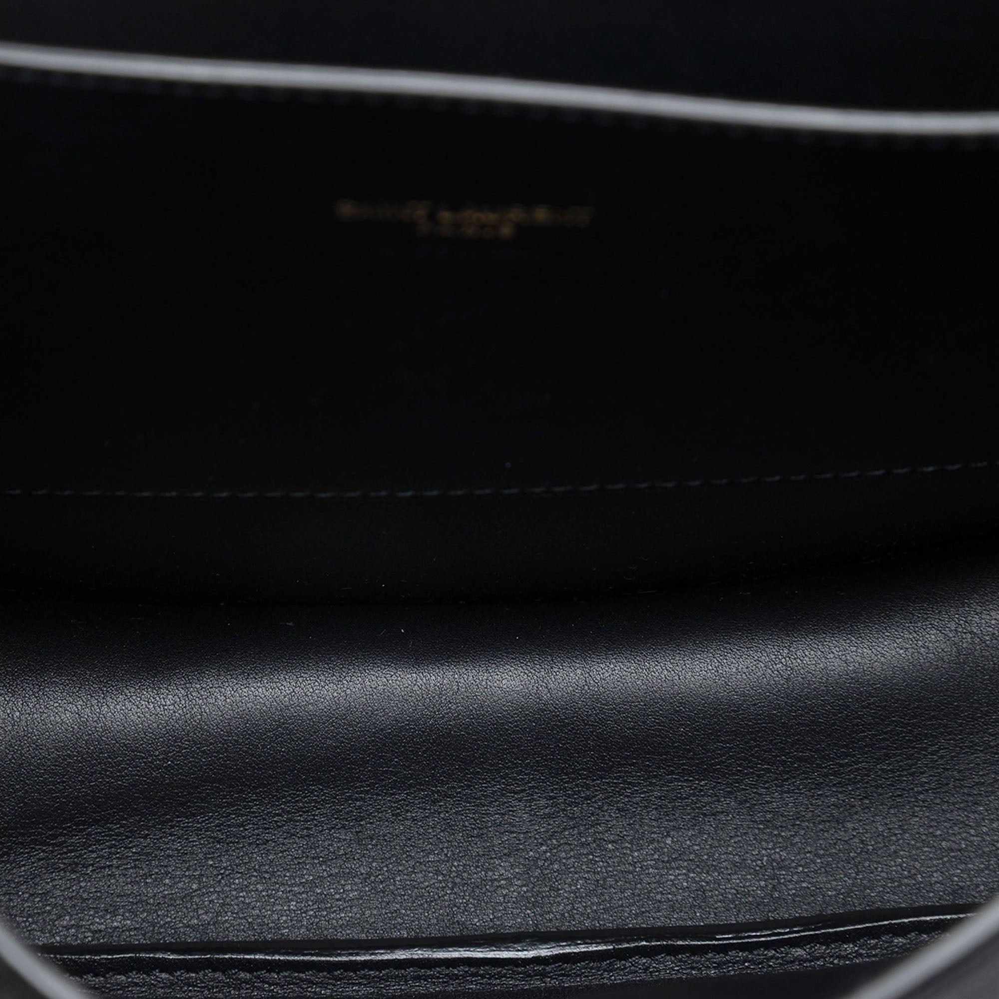 Saint Laurent Paris Medium Croc Embossed Nubuck Monogram Kaia Crossbody Size ONE SIZE - 4 Thumbnail