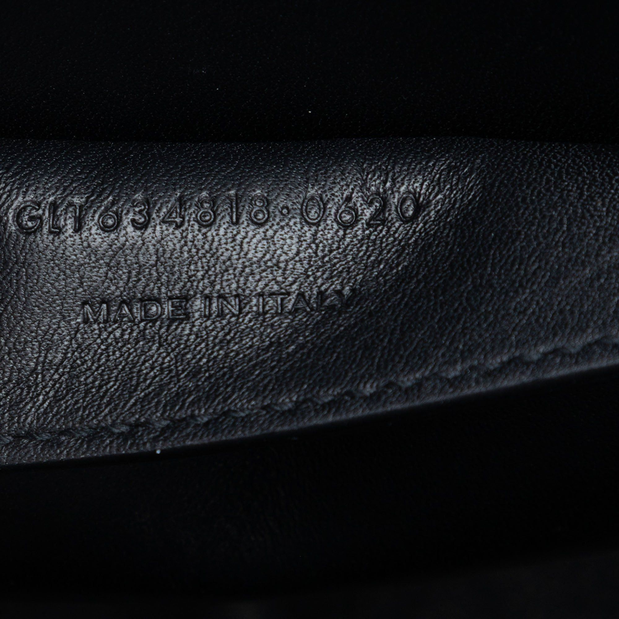 Saint Laurent Paris Medium Croc Embossed Nubuck Monogram Kaia Crossbody Size ONE SIZE - 6 Thumbnail