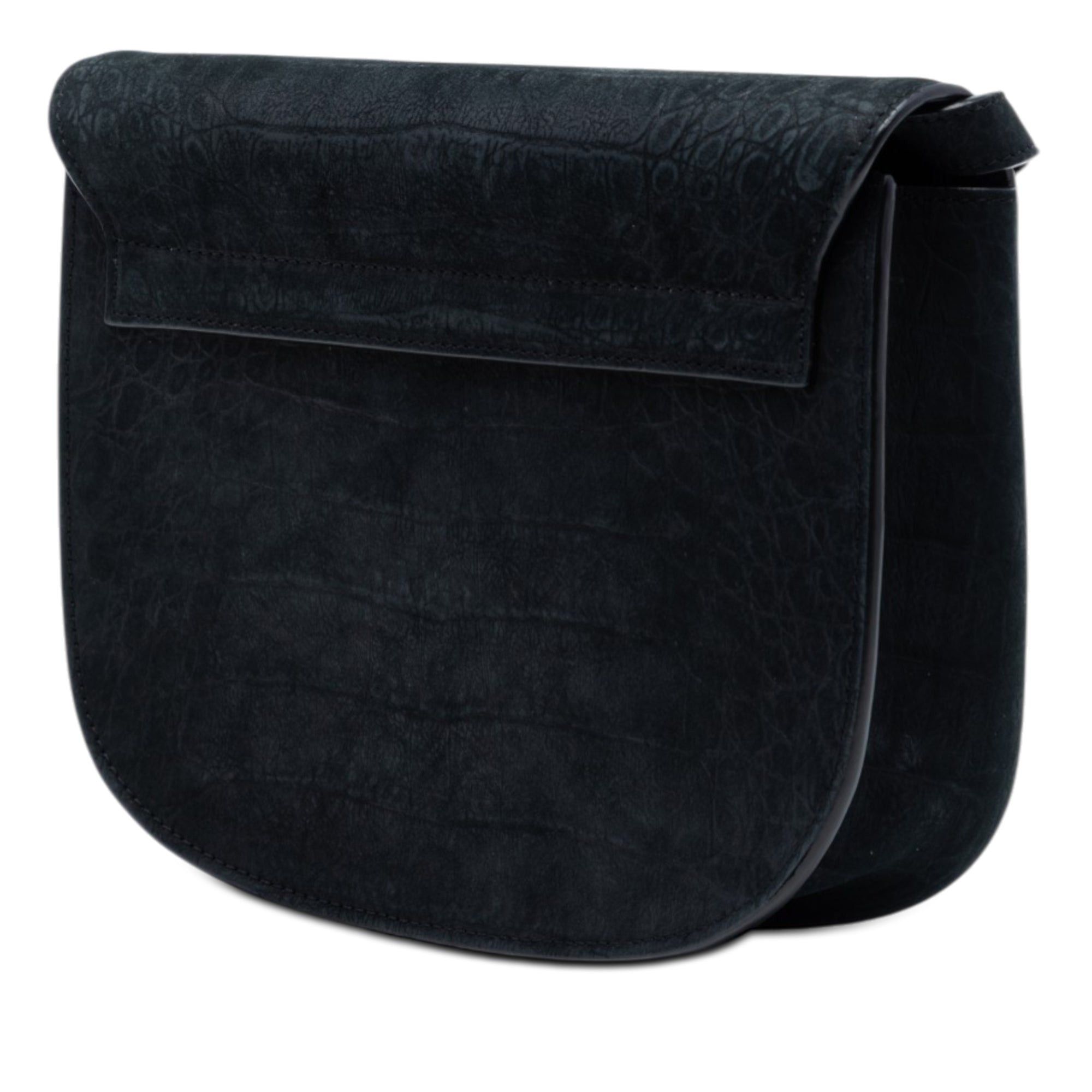 Saint Laurent Paris Medium Croc Embossed Nubuck Monogram Kaia Crossbody Size ONE SIZE - 2 Thumbnail