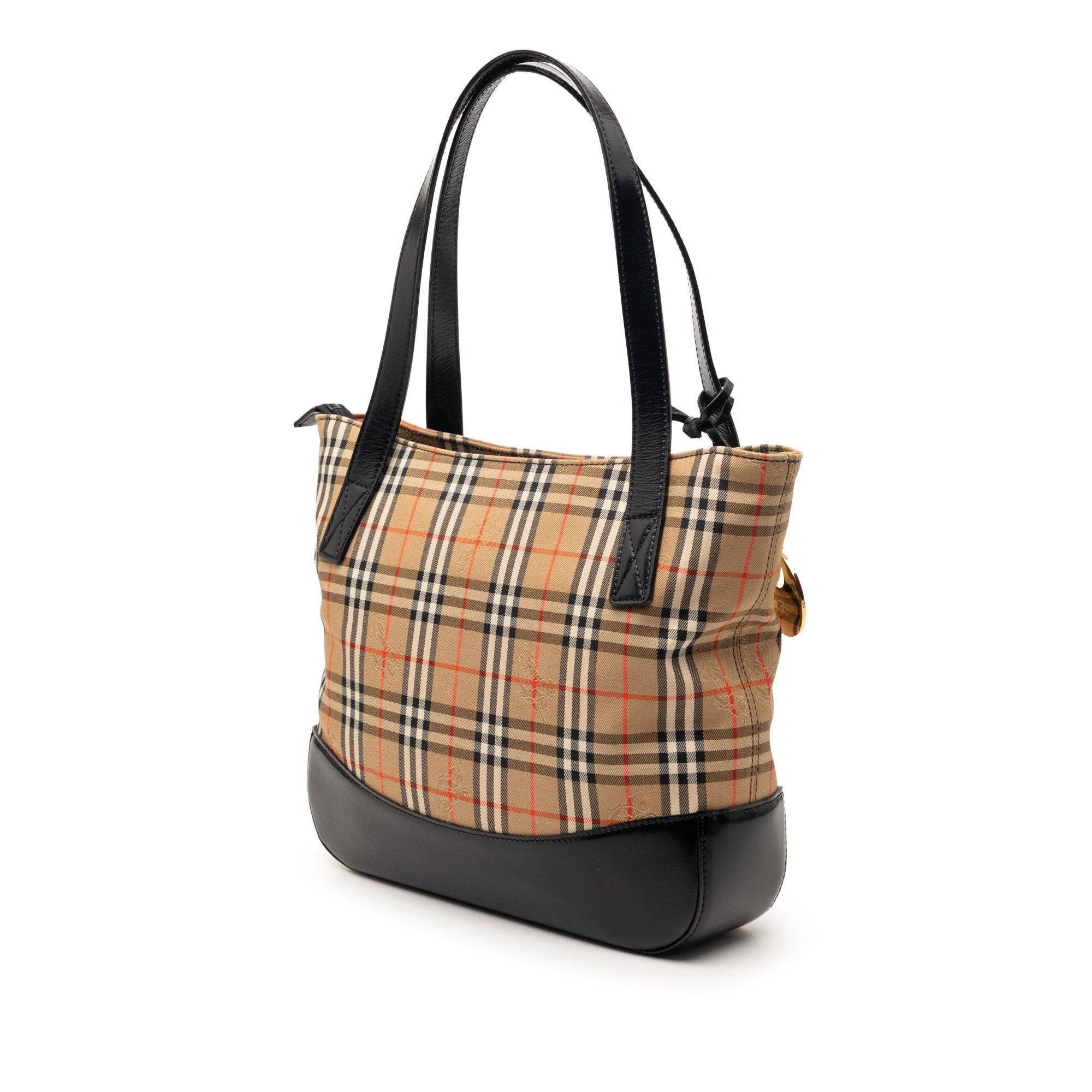Burberry Haymarket Check Canvas Tote Size ONE SIZE - 2 Thumbnail
