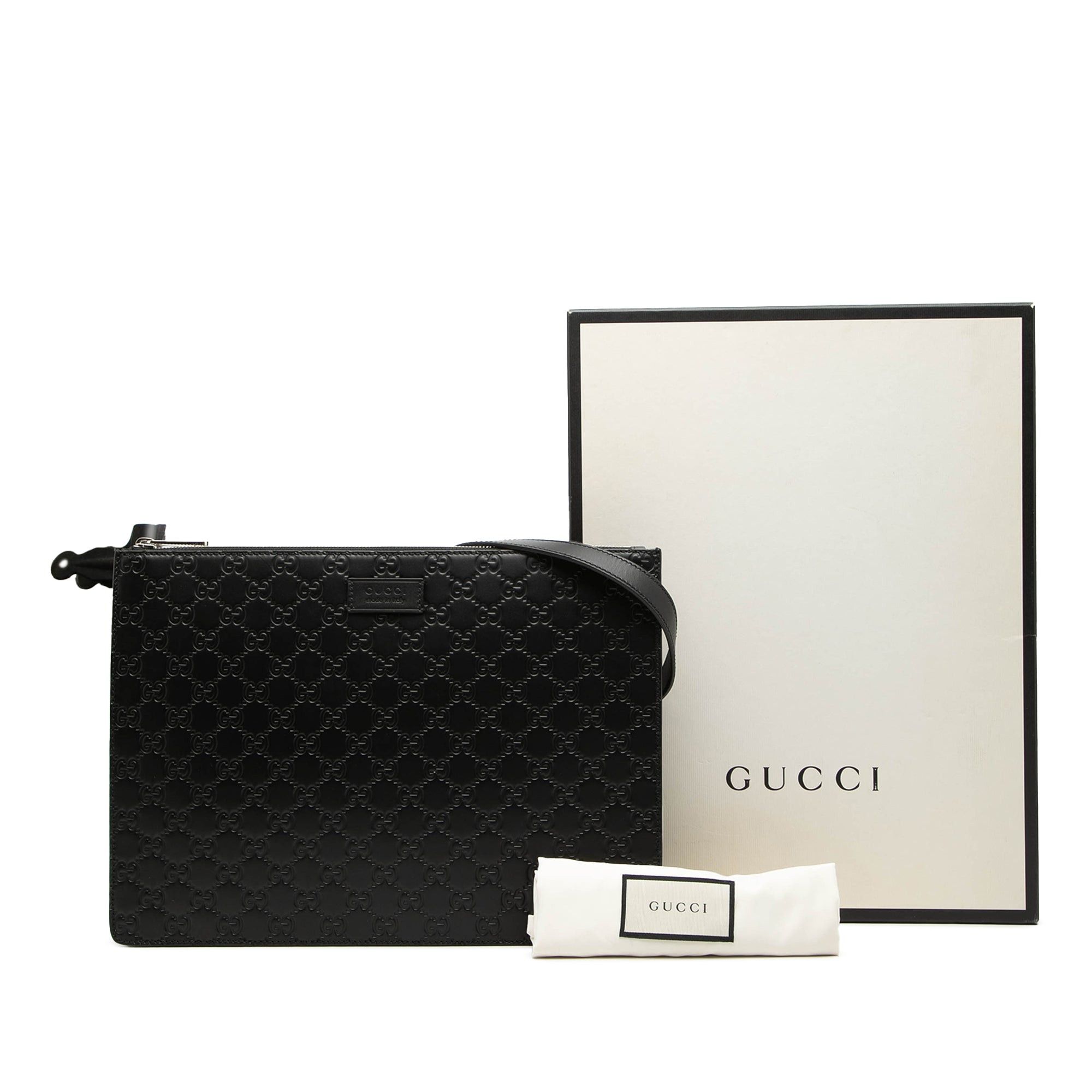 Gucci Guccissima Zip Messenger Bag Size ONE SIZE - 8 Thumbnail