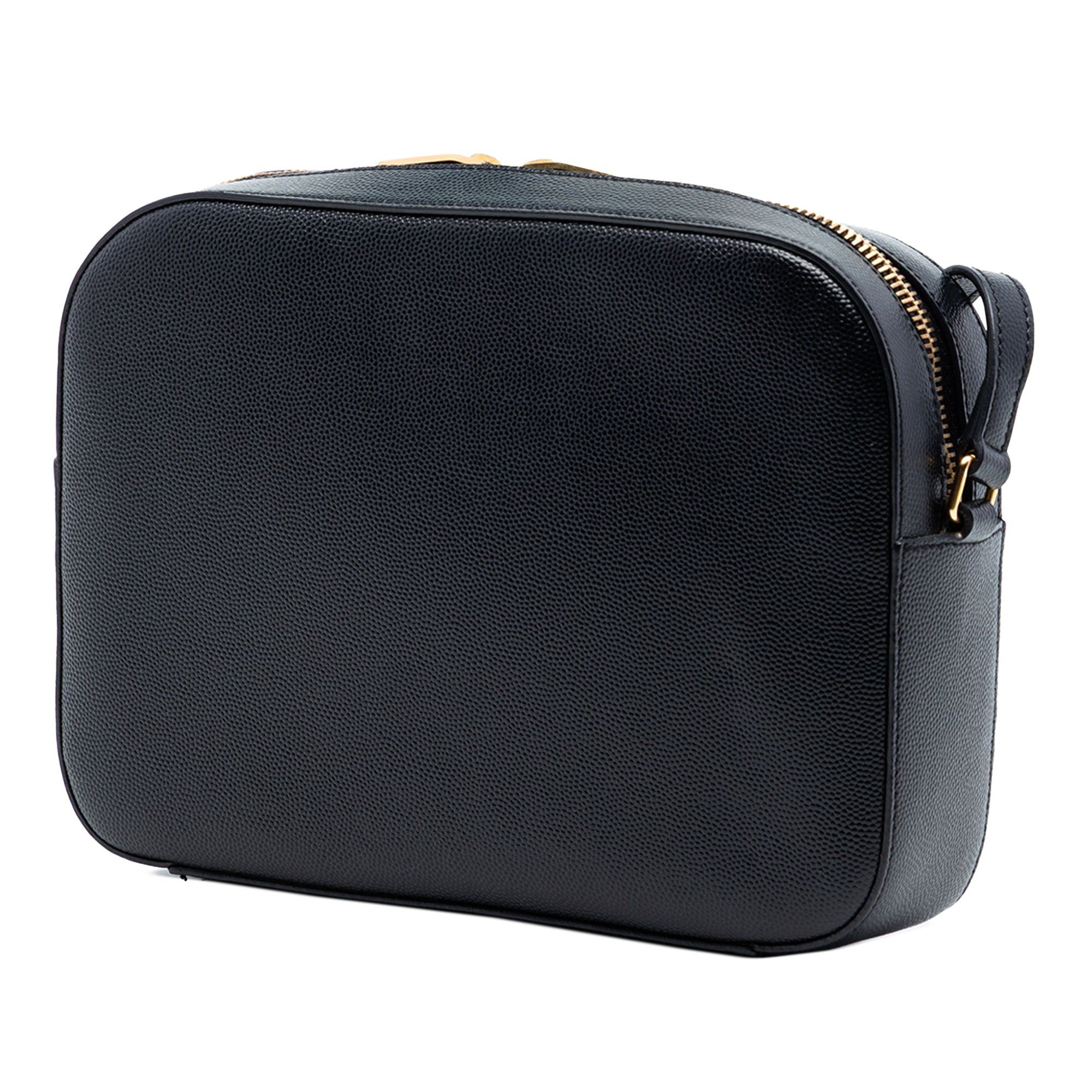 Saint Laurent Paris Medium Grain De Poudre Classic Monogram Camera Bag Size ONE SIZE - 2 Thumbnail